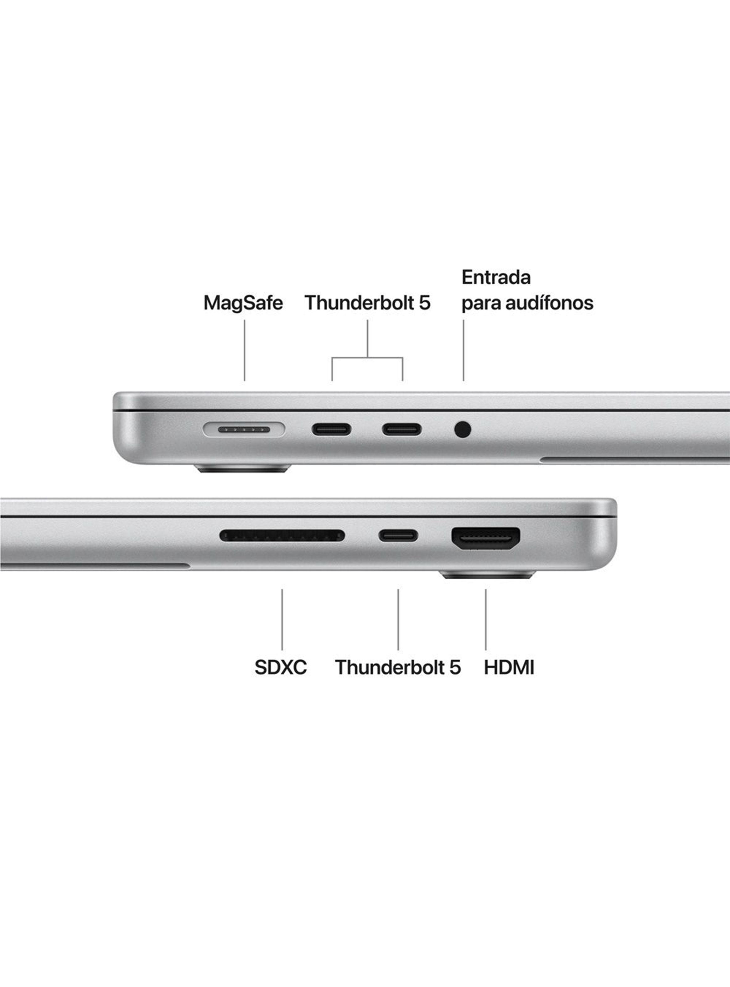 Apple Macbook Pro Chip M5 24 GB RAM 1TB SSD 14'' Color Plata-3