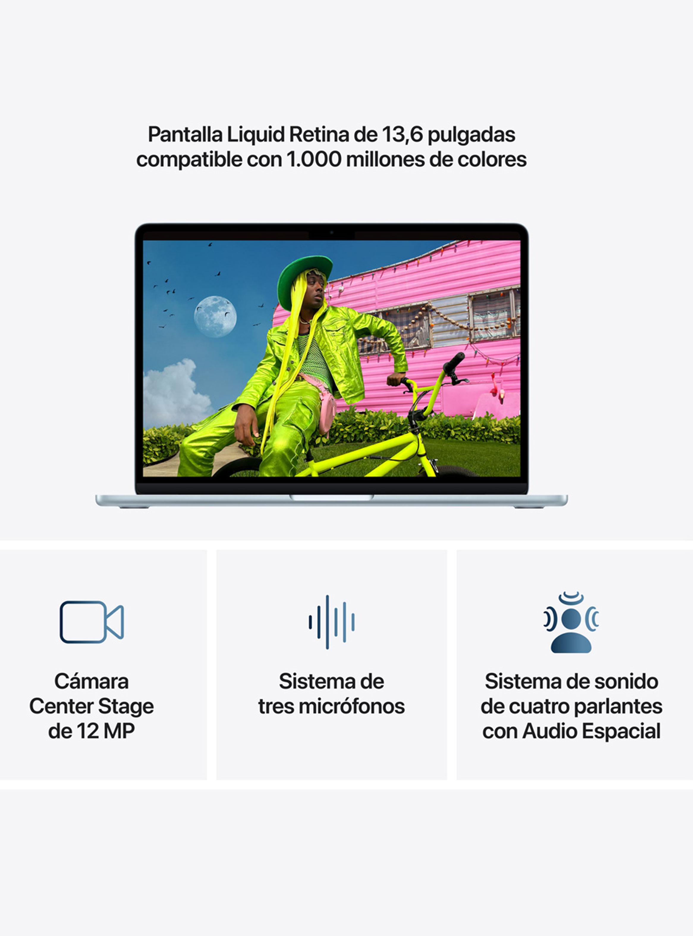 Macbook Air Chip M5 16GB RAM 512GB SSD 13'' Azul Cielo-3