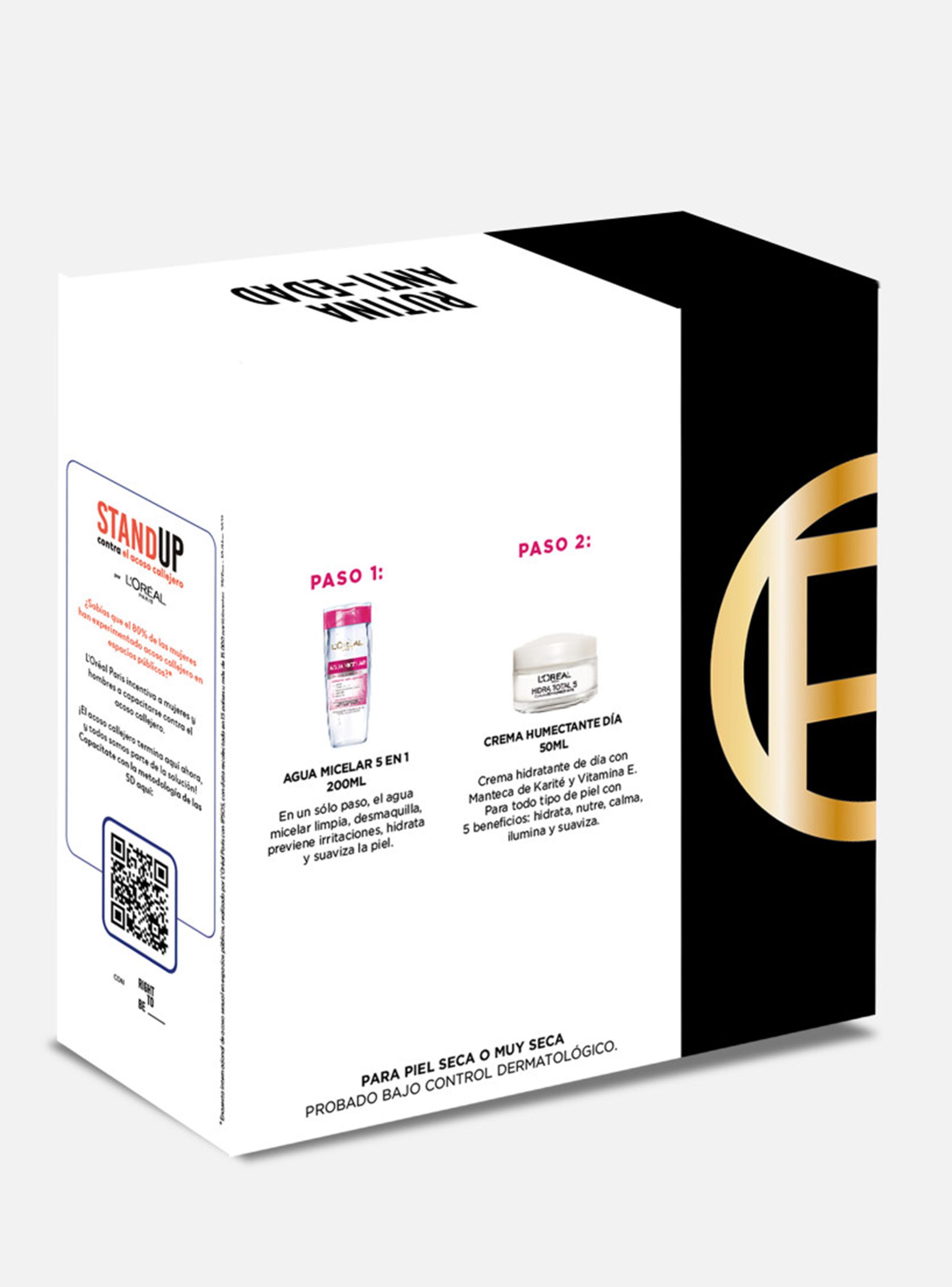 Set Dermo Expertise L'Oréal Paris Tratamiento Crema Ht5 Día + Agua Micelar 200 ml-3