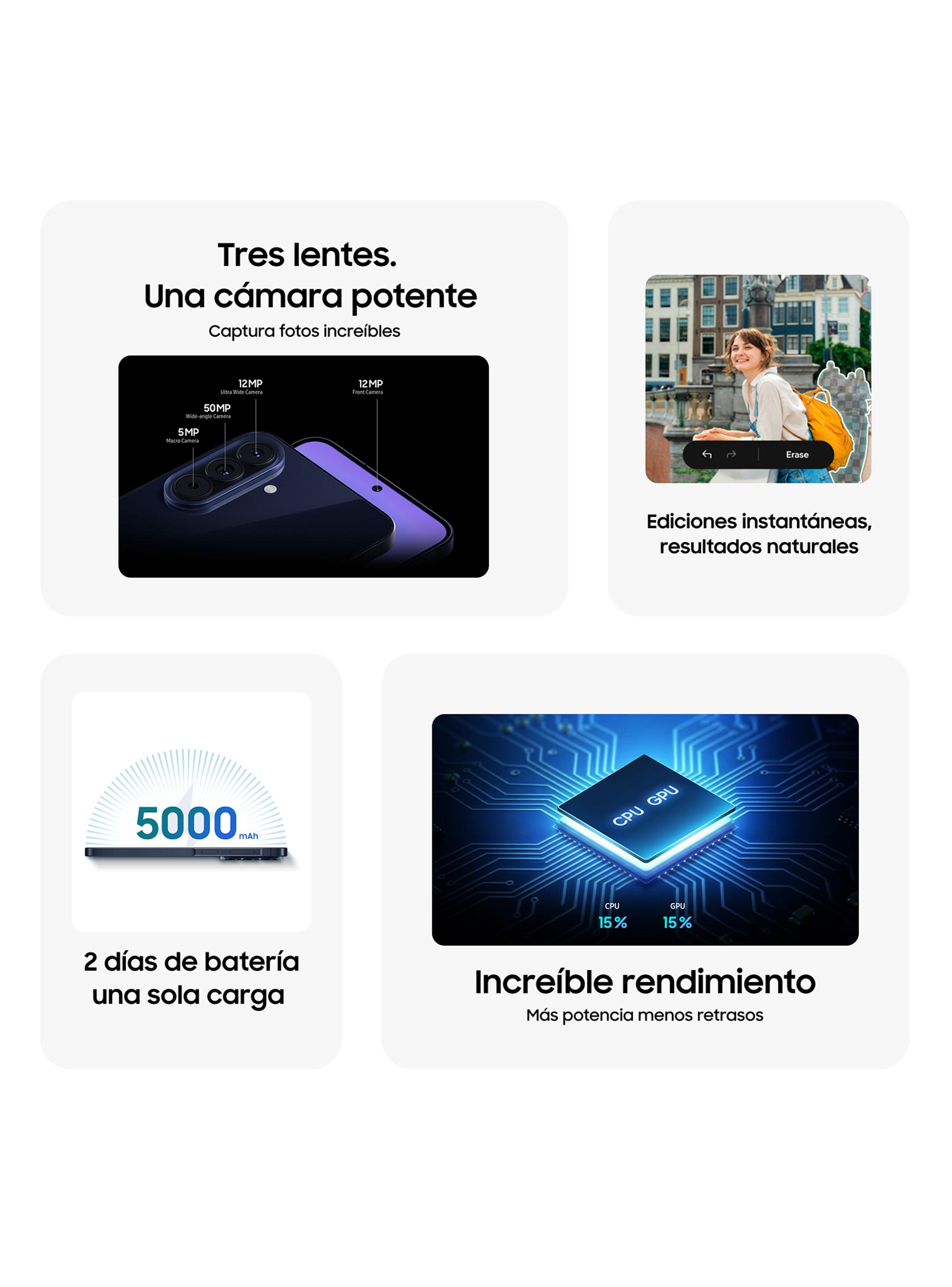 Smartphone Galaxy A57 5G 256GB 6.7'' Awesome Navy Liberado-4