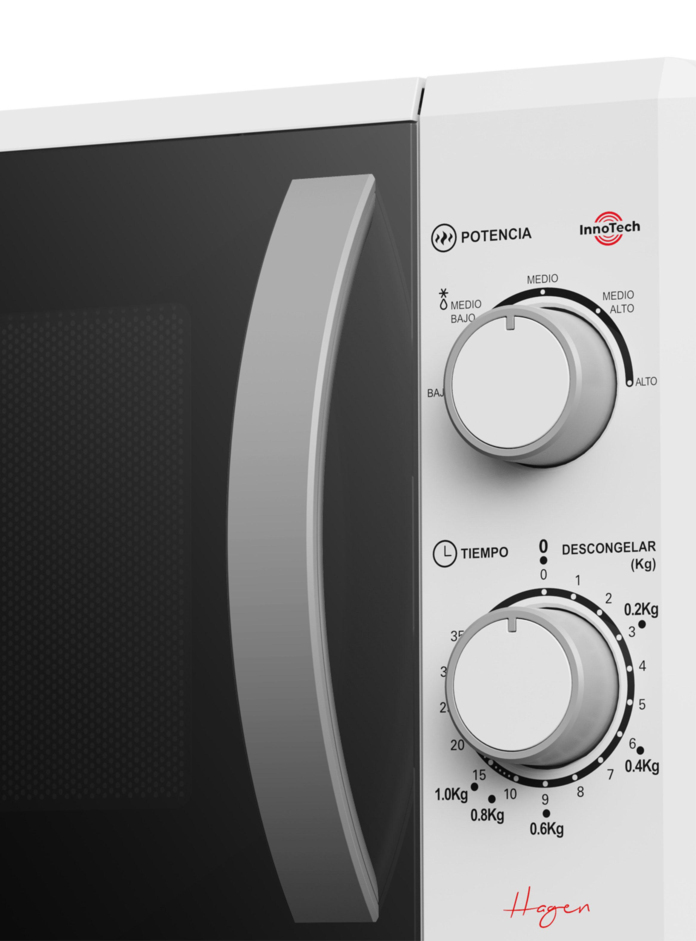 Microondas Análogo 20 Litros 650W UT-Hagen-5