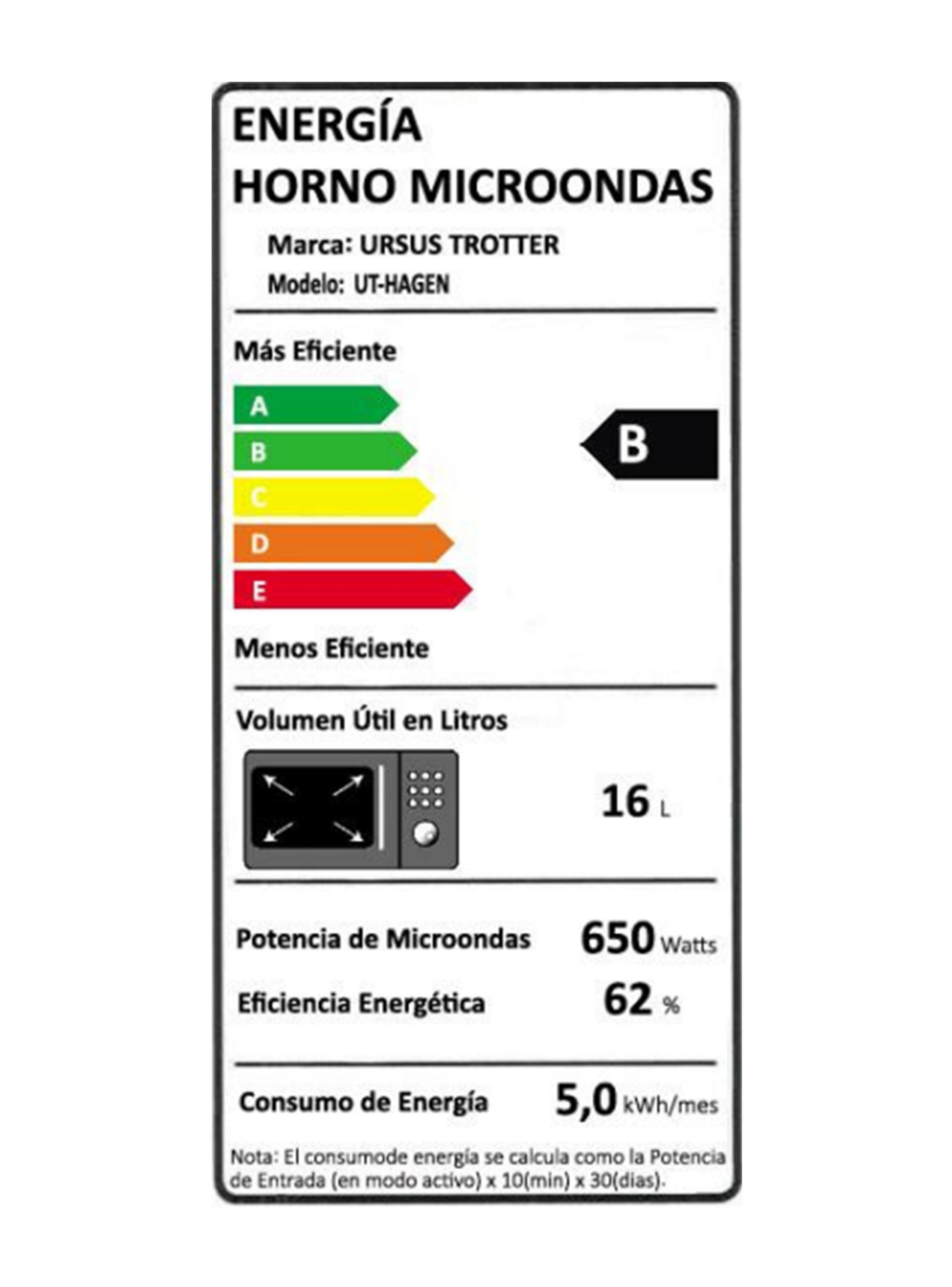 Microondas Análogo 20 Litros 650W UT-Hagen-6