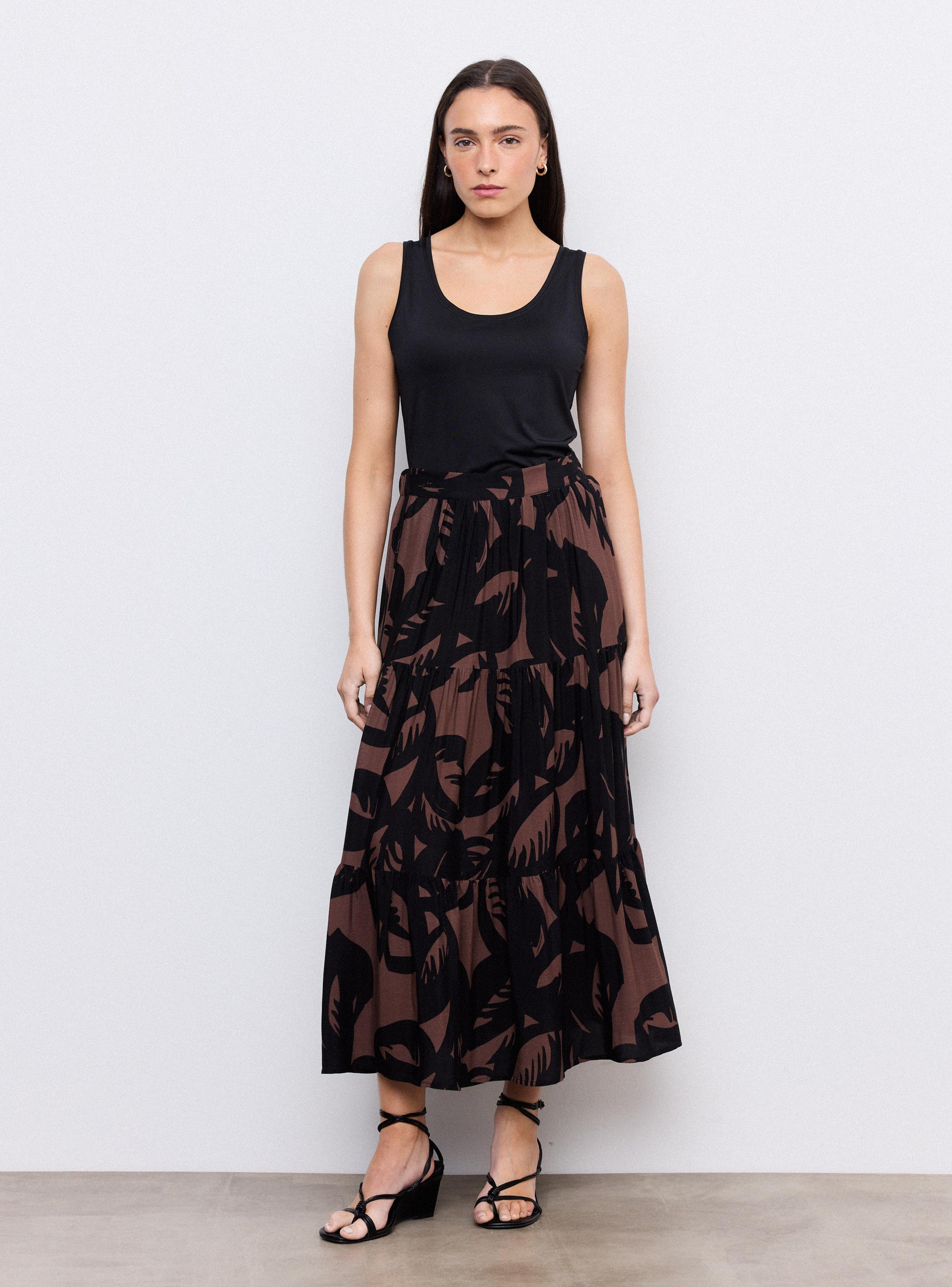 Polera Básica sin Mangas Ajustada Cuello Redondo-4