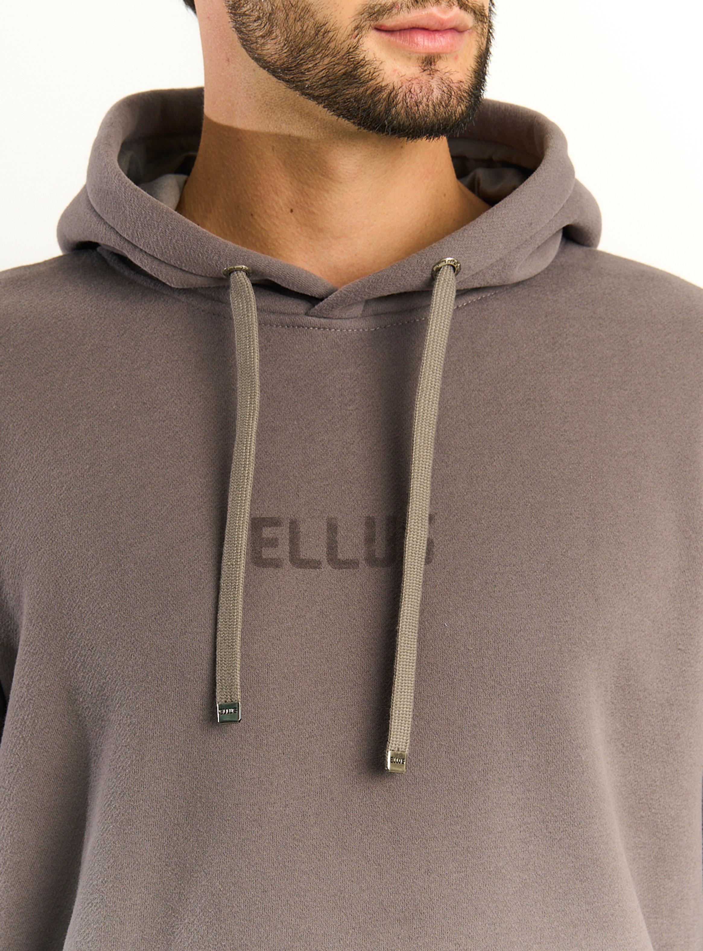 Polerón Hoodie Fleece Print Back Red Stag Hunt-2