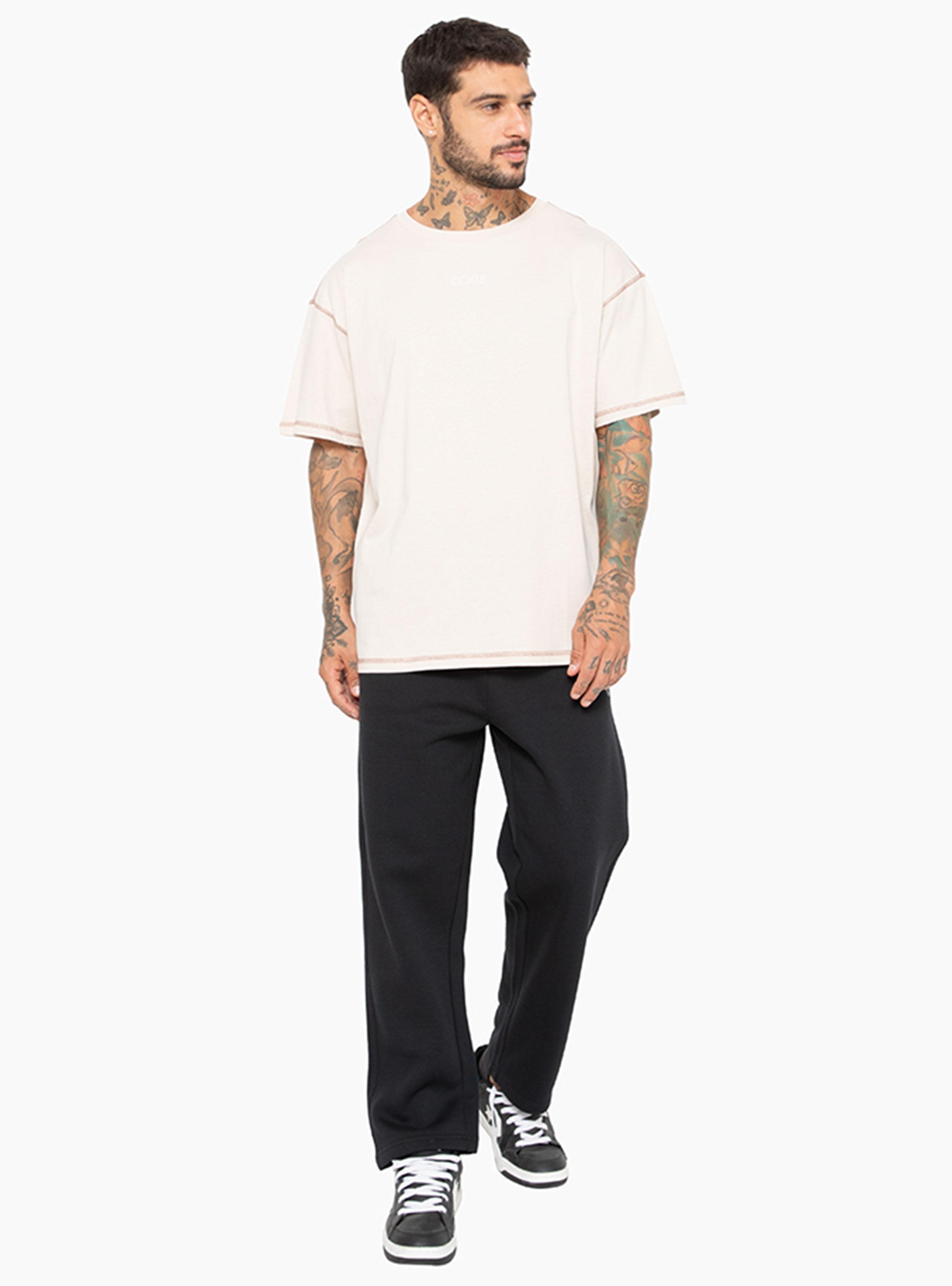 Polera con Detalle en Costuras Oversize-4