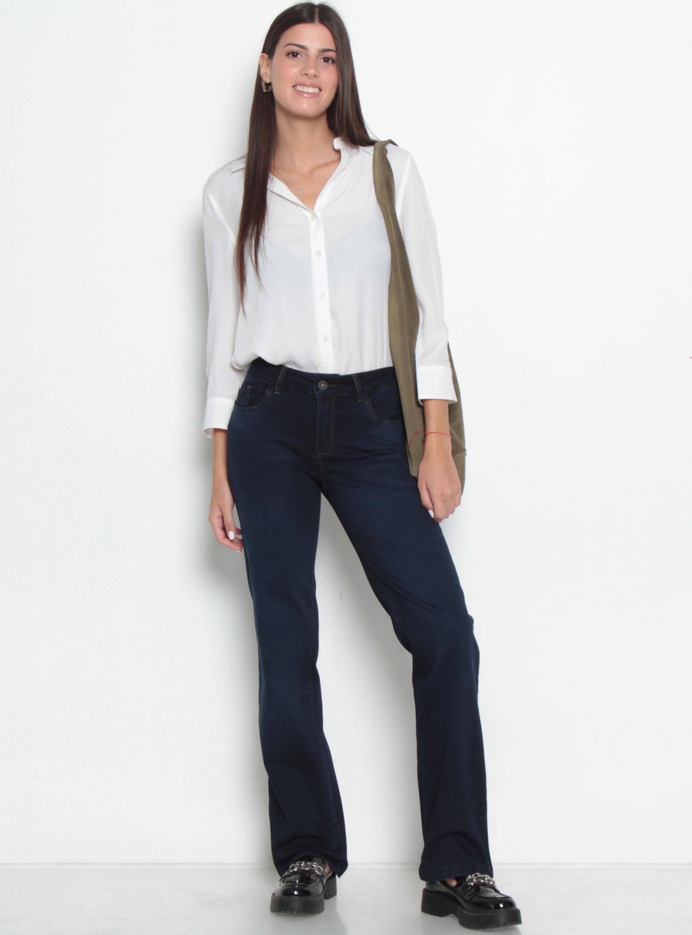 Jeans Recto Tiro Medio Paula Pretina Básica-3