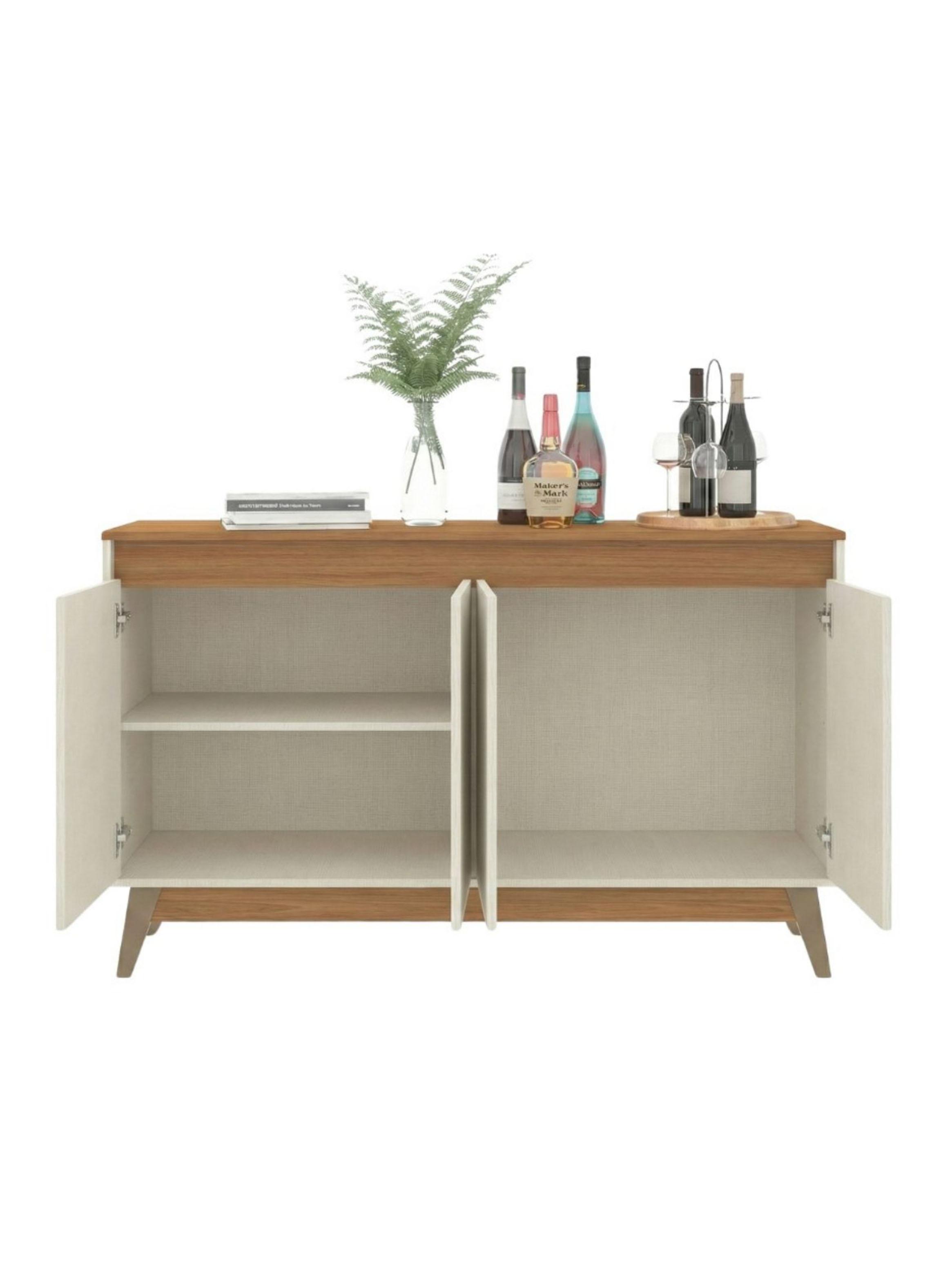 Buffet Trento 4 Puertas Roble Beige-2