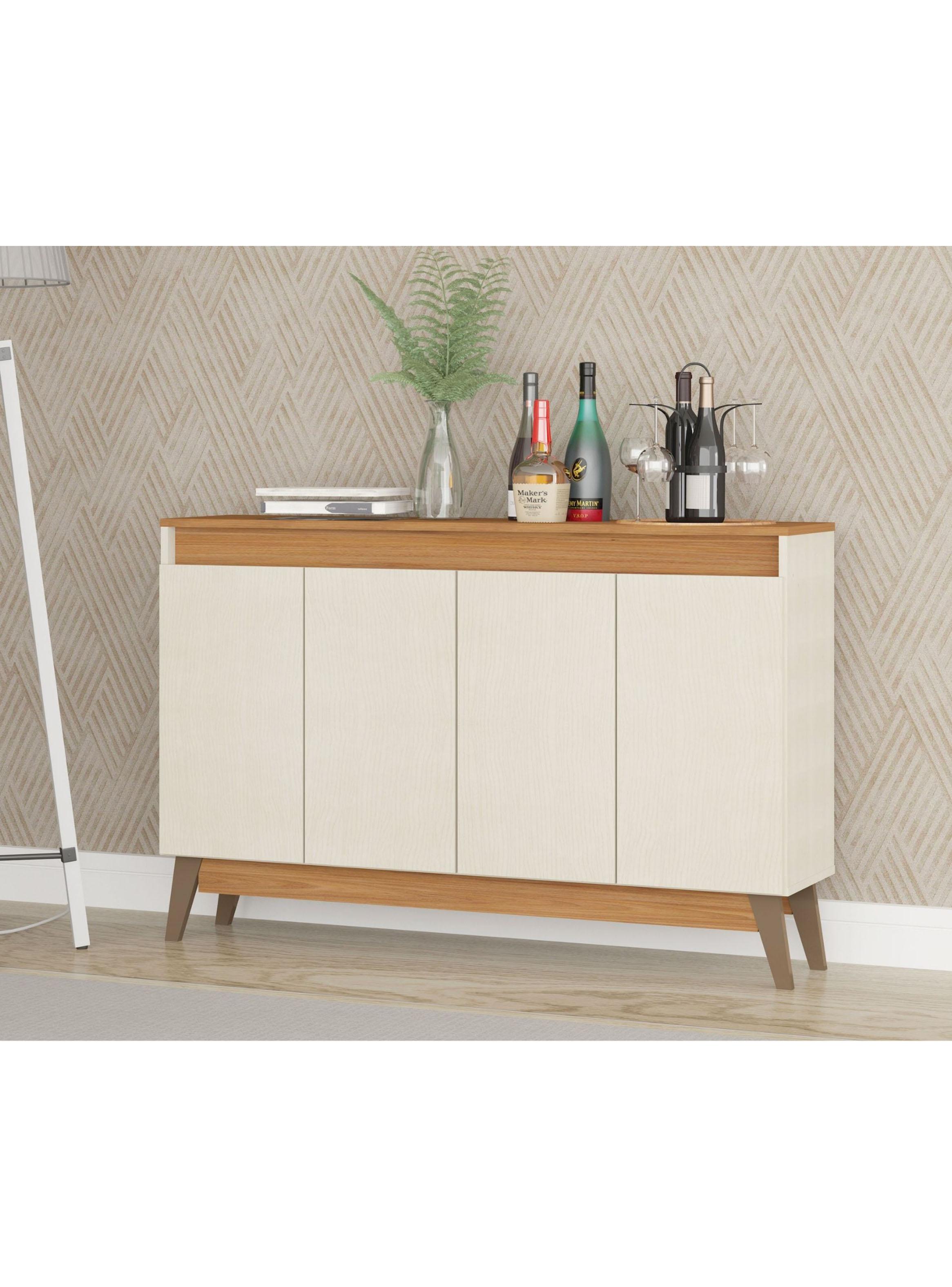 Buffet Trento 4 Puertas Roble Beige-5