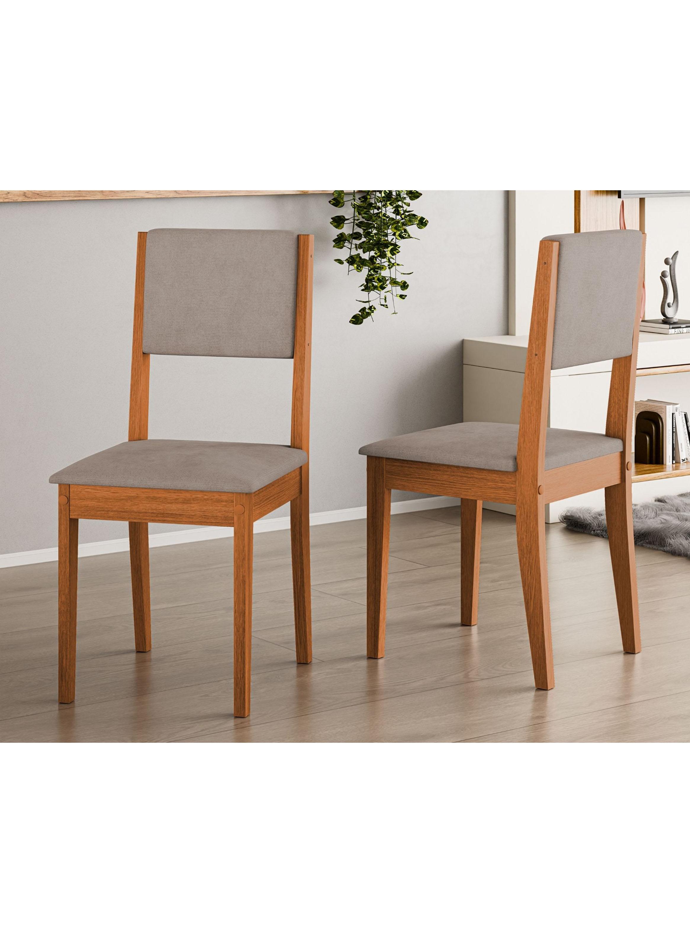 Juego de Comedor Trento 6 Sillas + Mesa Rectangular Blanco-3