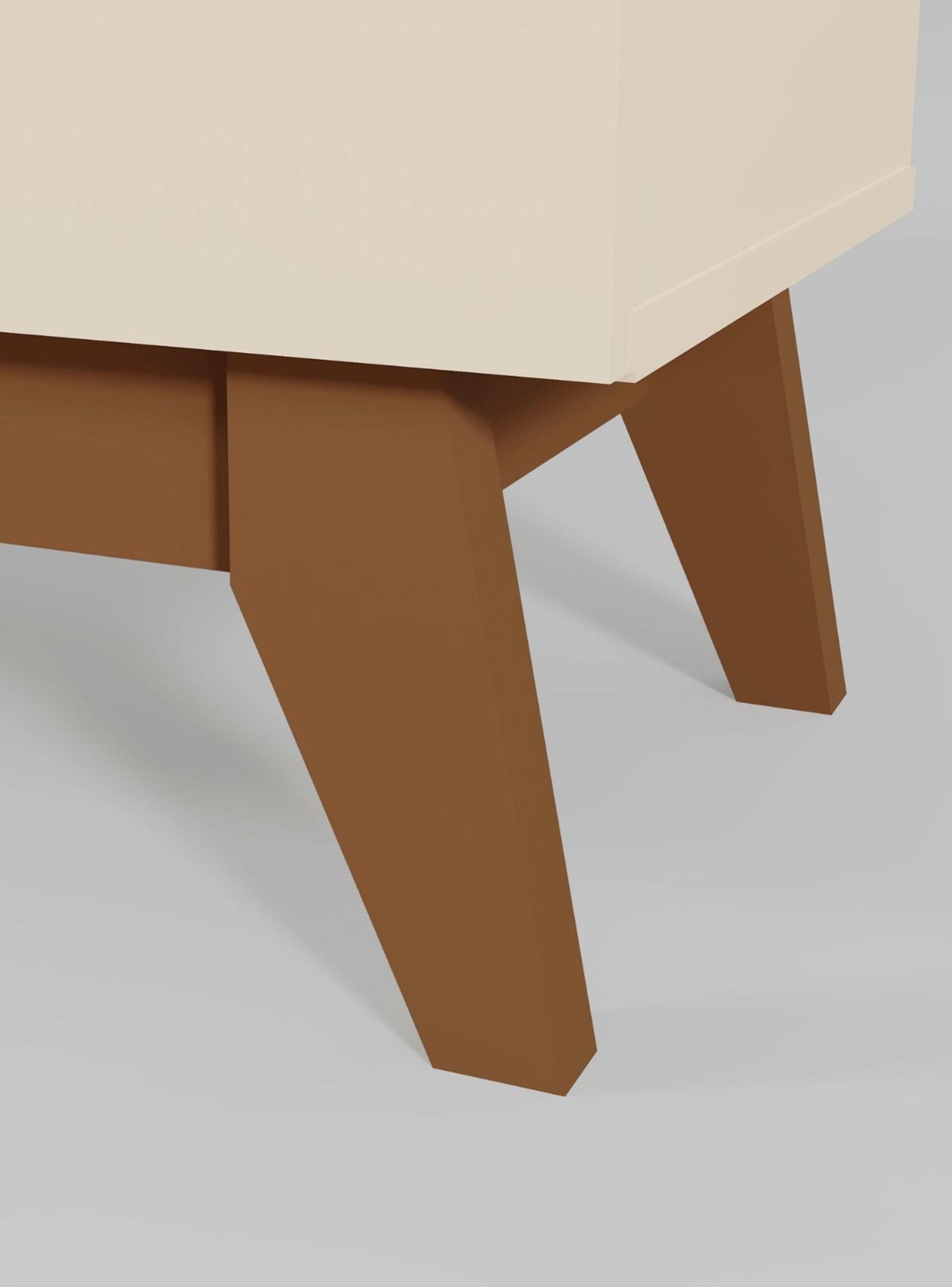 Buffet Recife 4 Puertas Beige Nogal-4