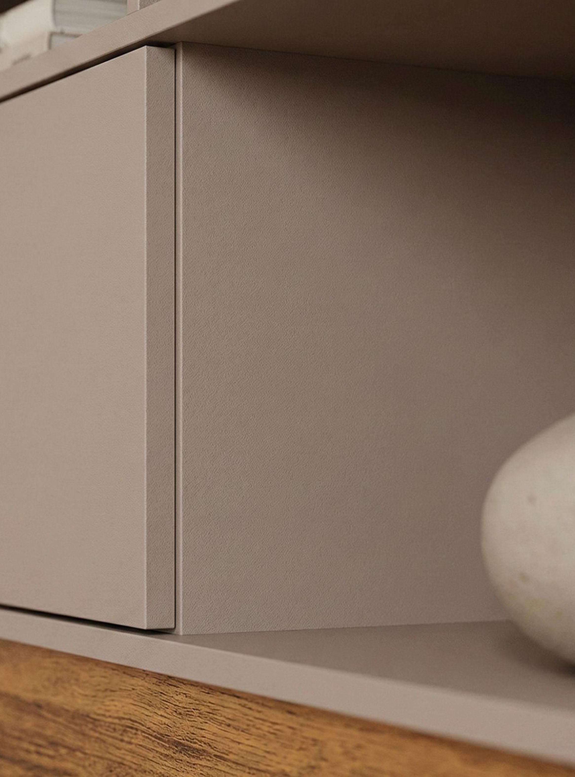 Estante TV 60'' Fortaleza Gris Nogal-3