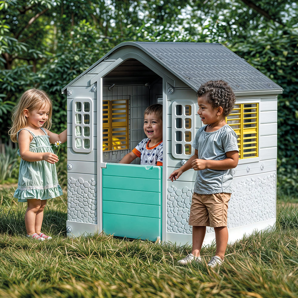 Casa de Juego con Puerta para Mascota-1