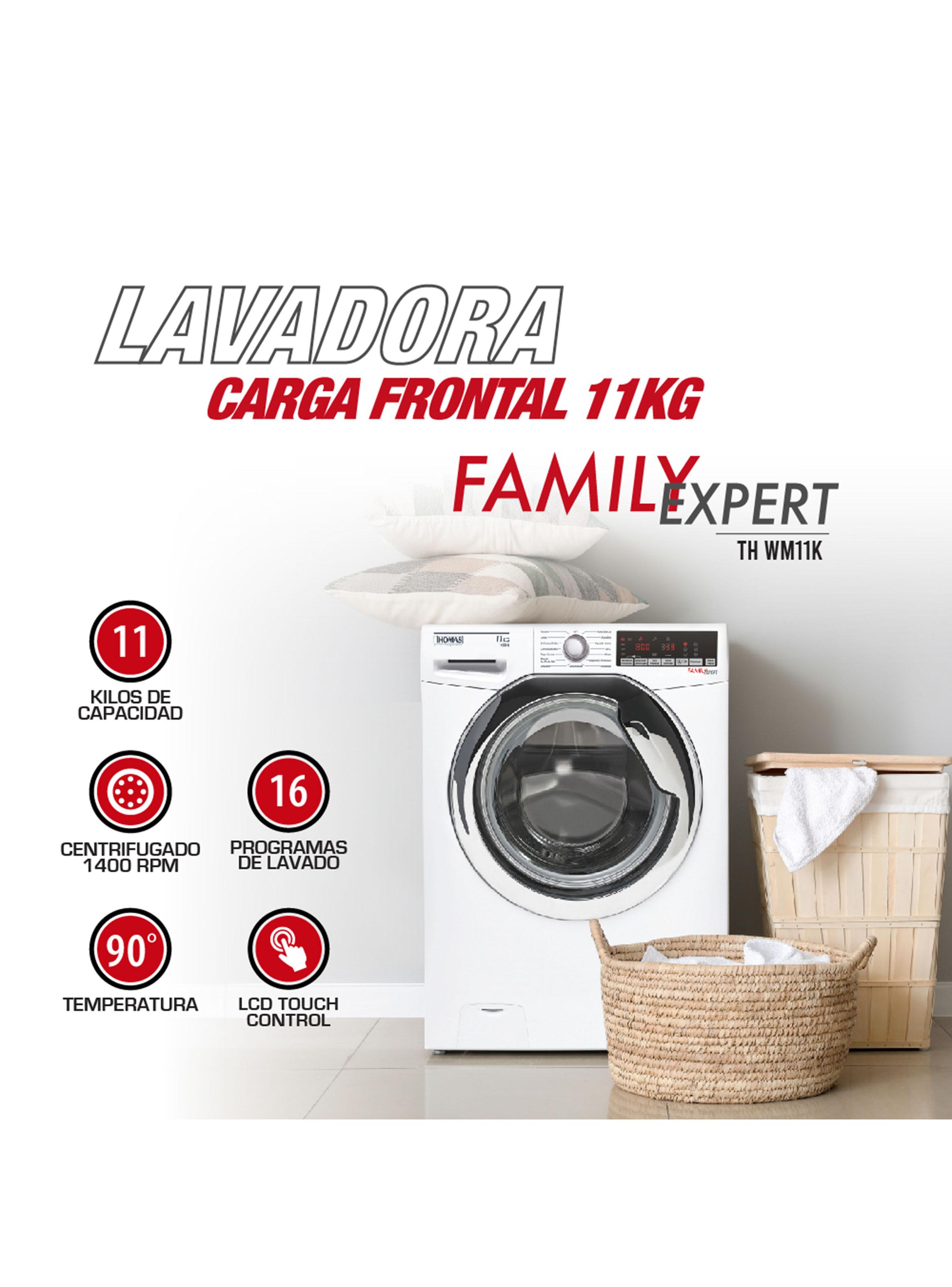 Lavadora Carga Frontal 11 Kg  TH-WM11K-3