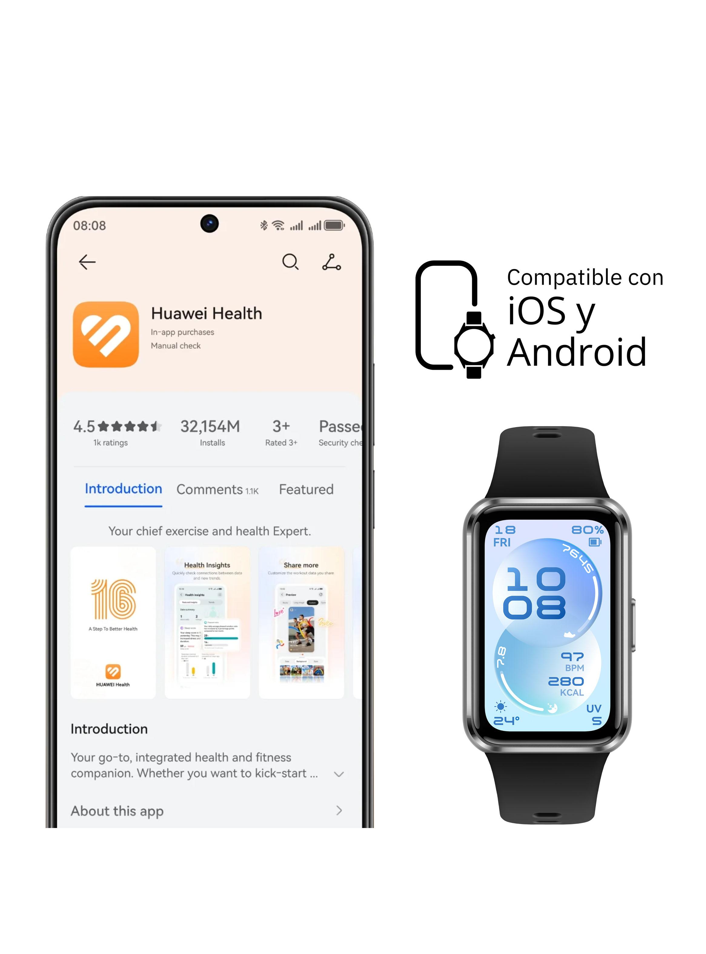 Smartband 11 Negro-1