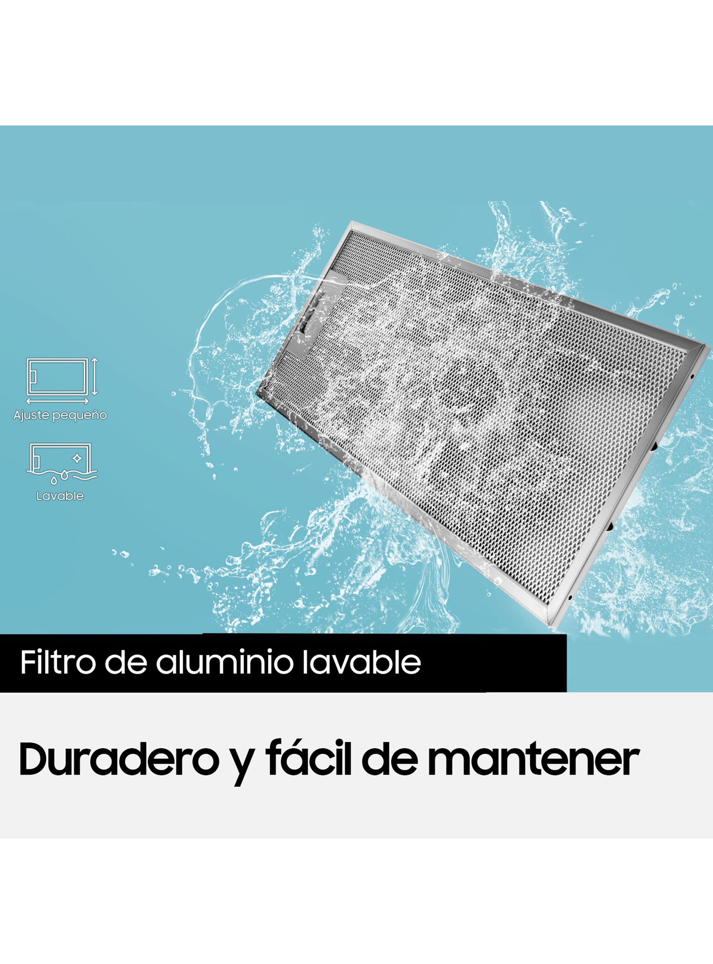 Cocina a Gas 4 Quemadores Negro + Campana Telescópica 60 cm-3