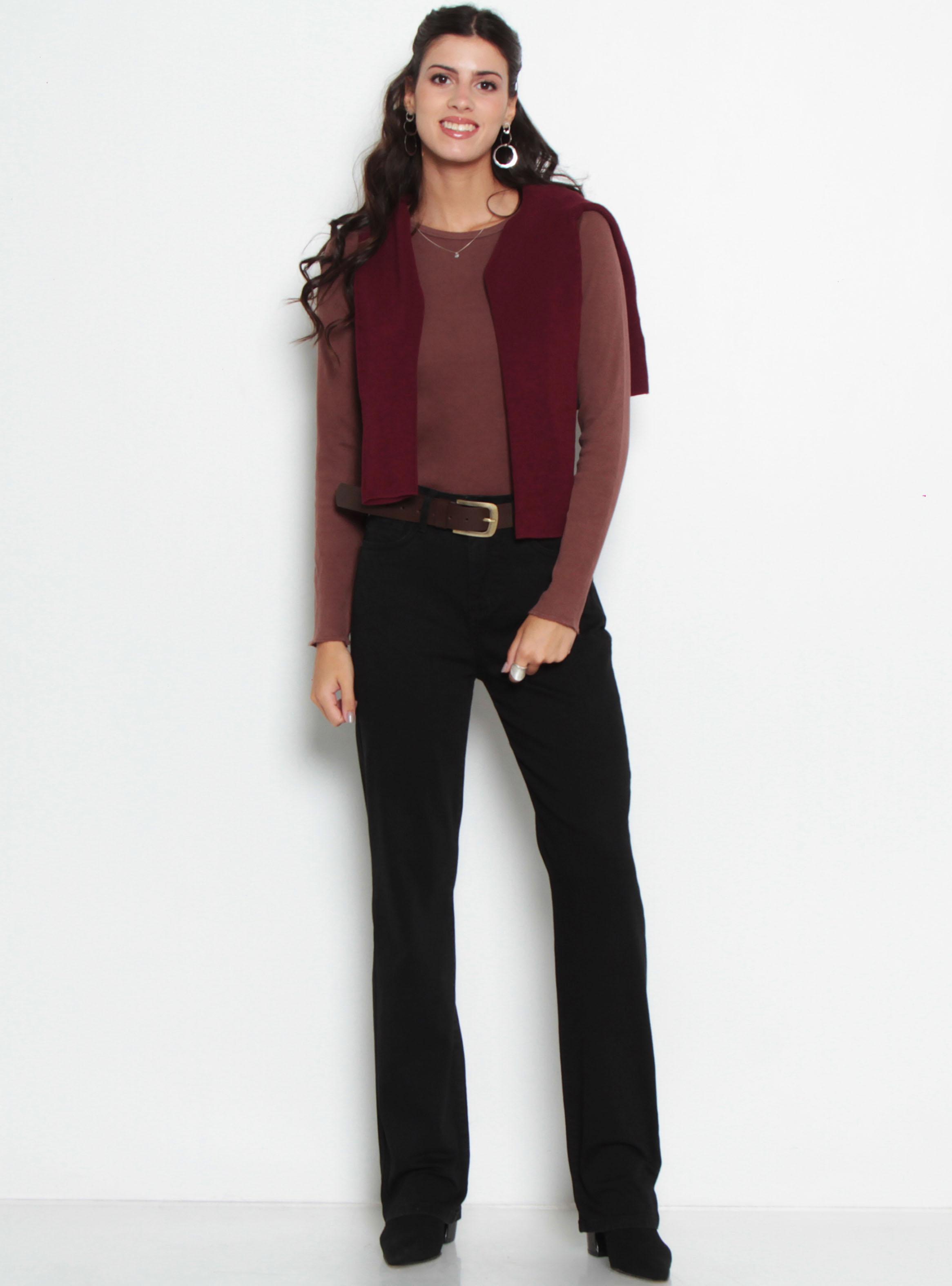 Jeans Recto Tiro Alto Pretina Marilynne-3