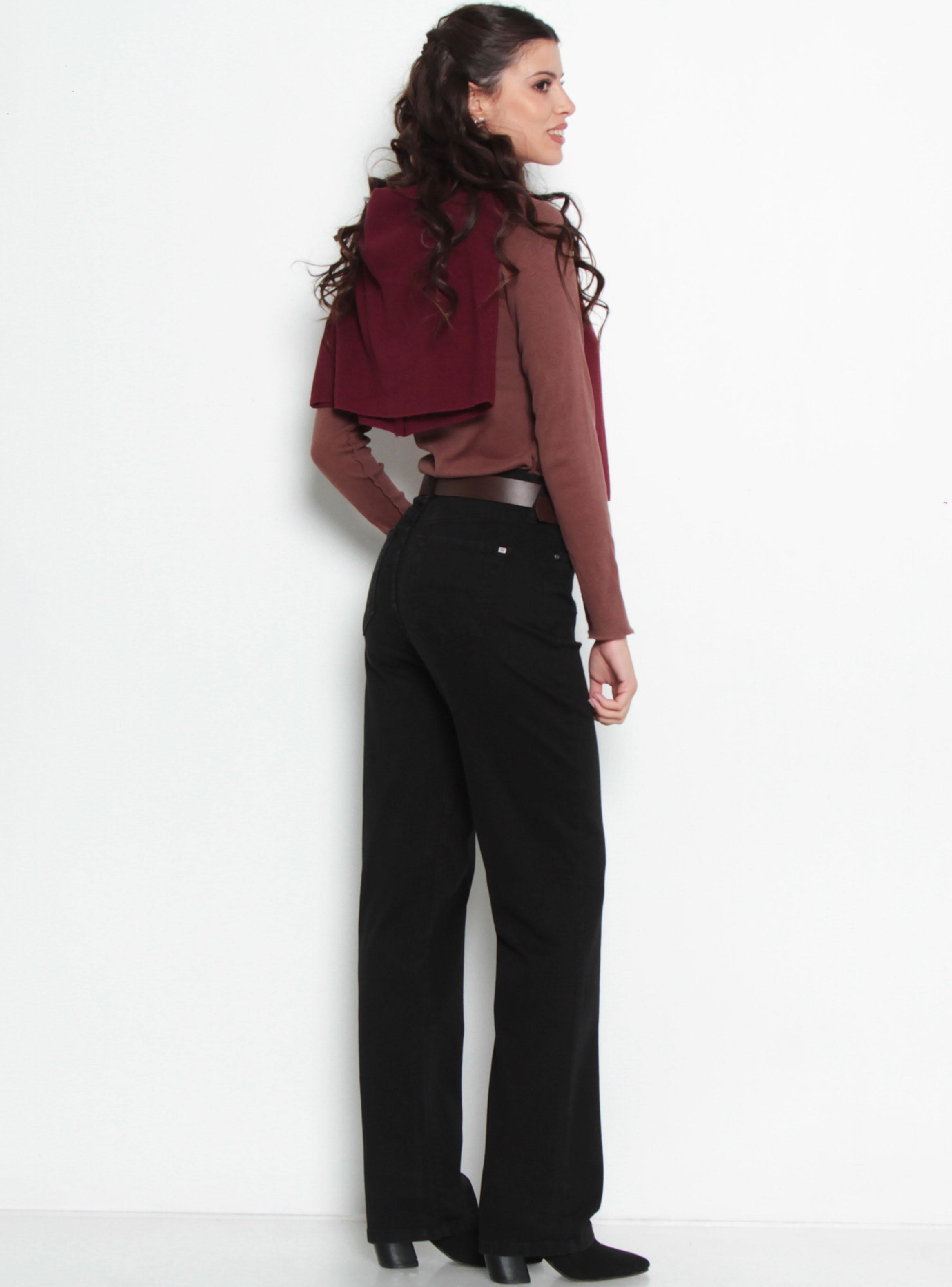 Jeans Recto Tiro Alto Pretina Marilynne-4