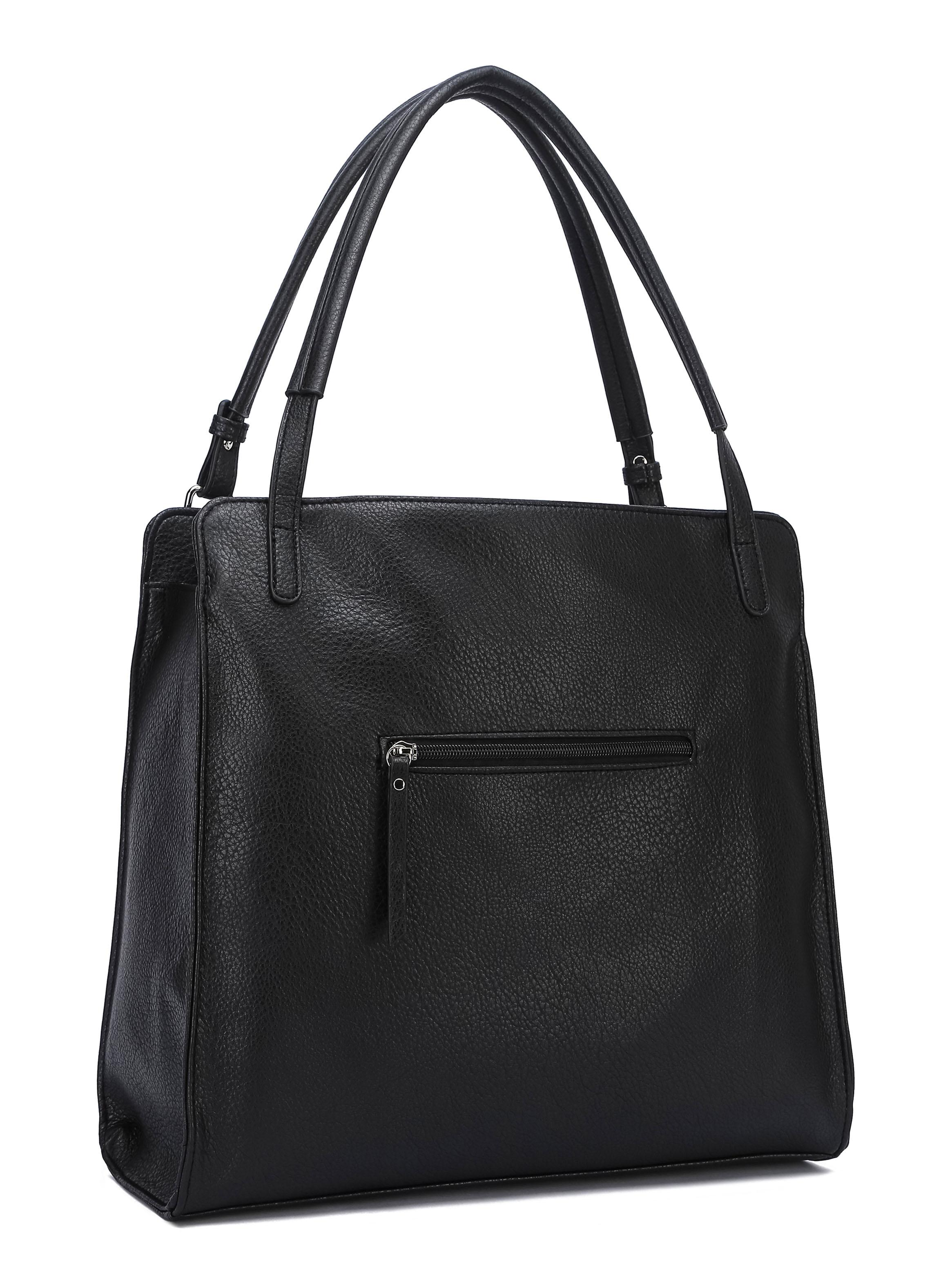 Cartera Tipo Bolso Corte Recto Verona Negro-2