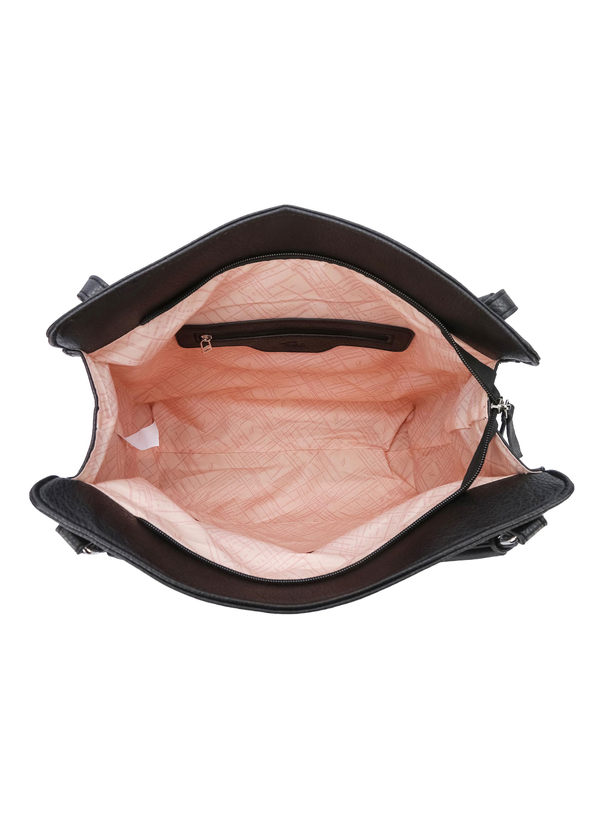 Cartera Tipo Bolso Corte Recto Verona Negro-3