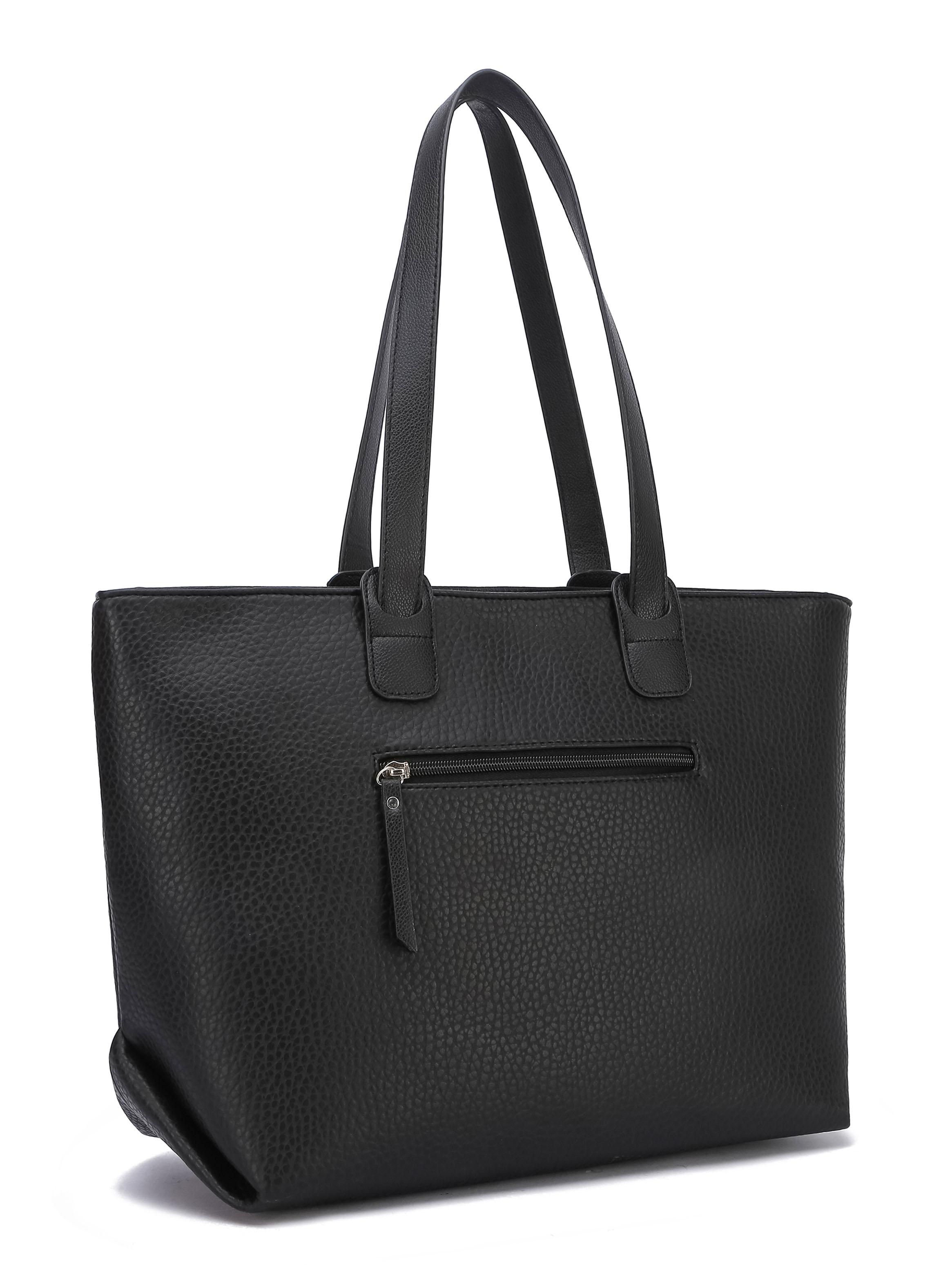 Cartera de Hombro TipoTote Berna Negro-2