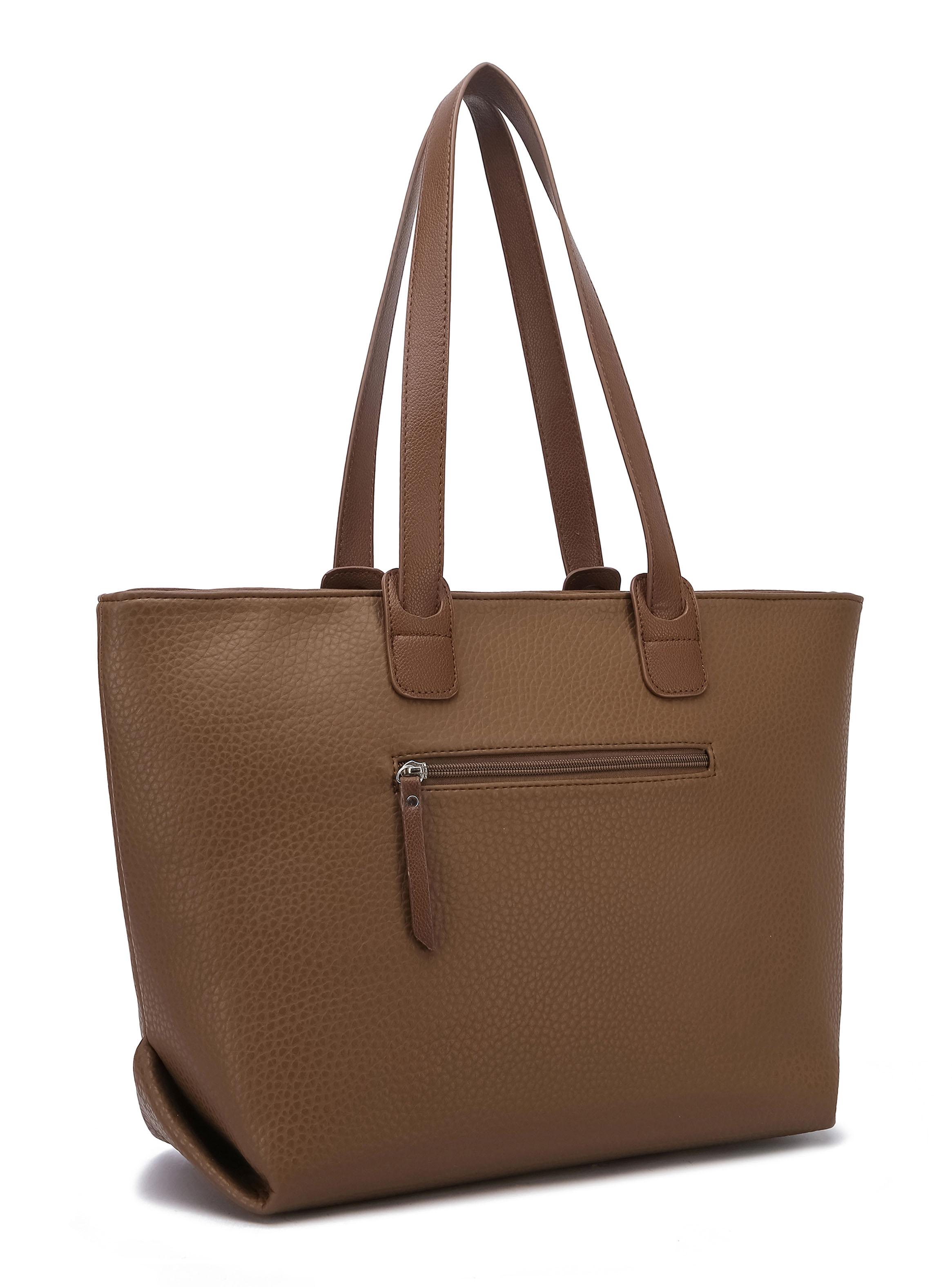 Cartera de Hombro Tipo Tote Berna Café-2