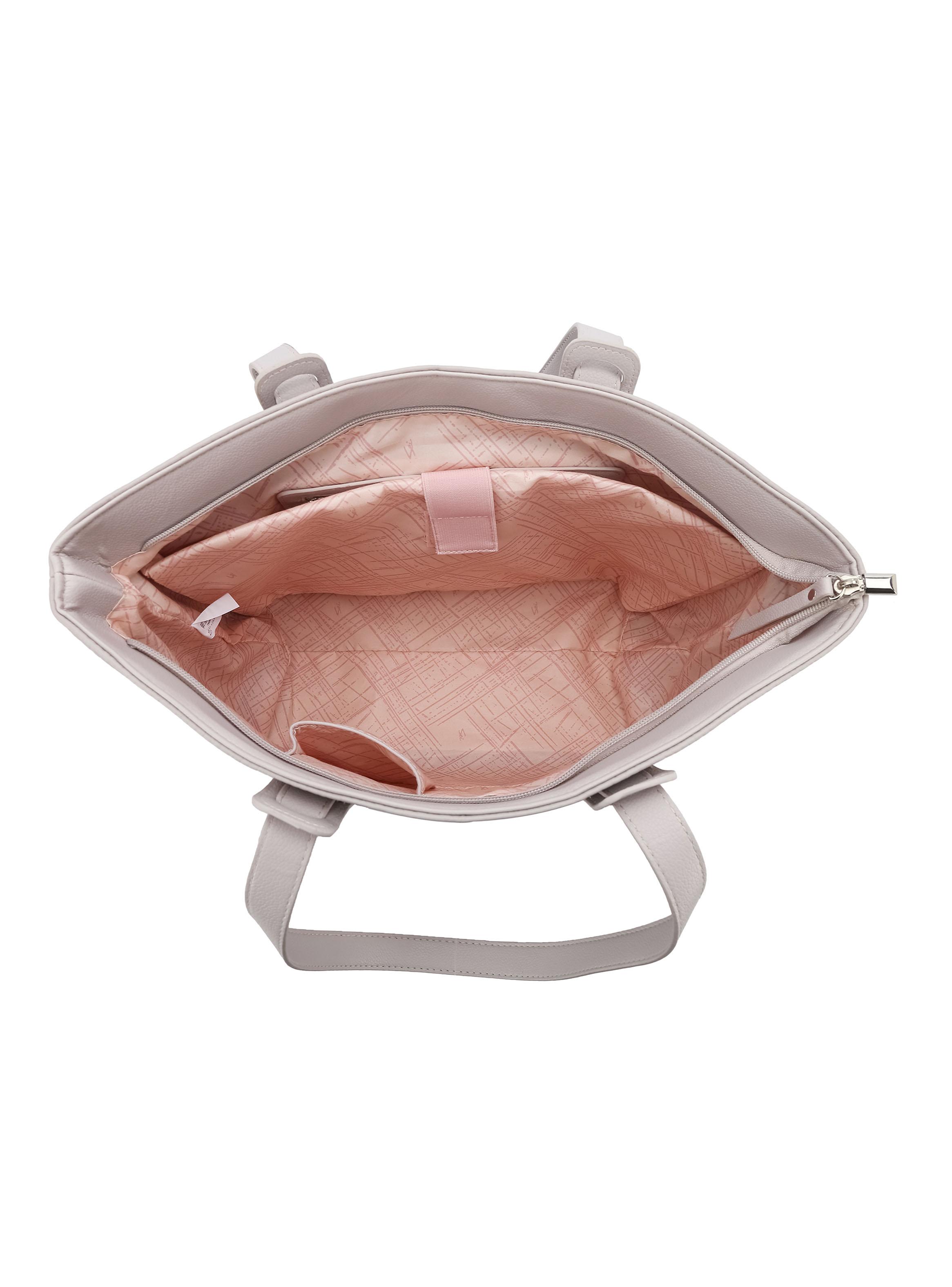 Cartera de Hombro Tipo Tote Berna Gris Perla-3