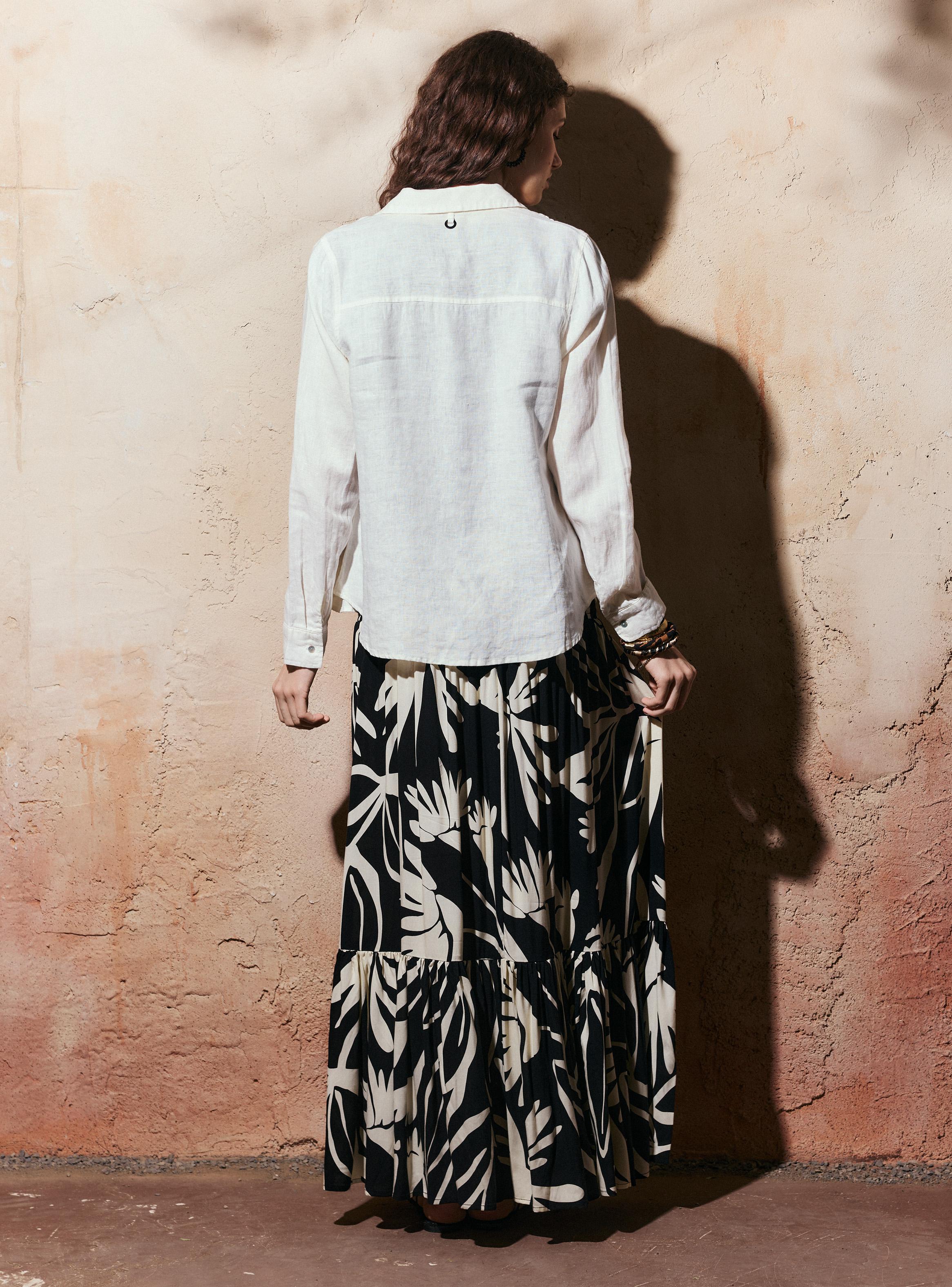 Blusa Básica de Lino-5