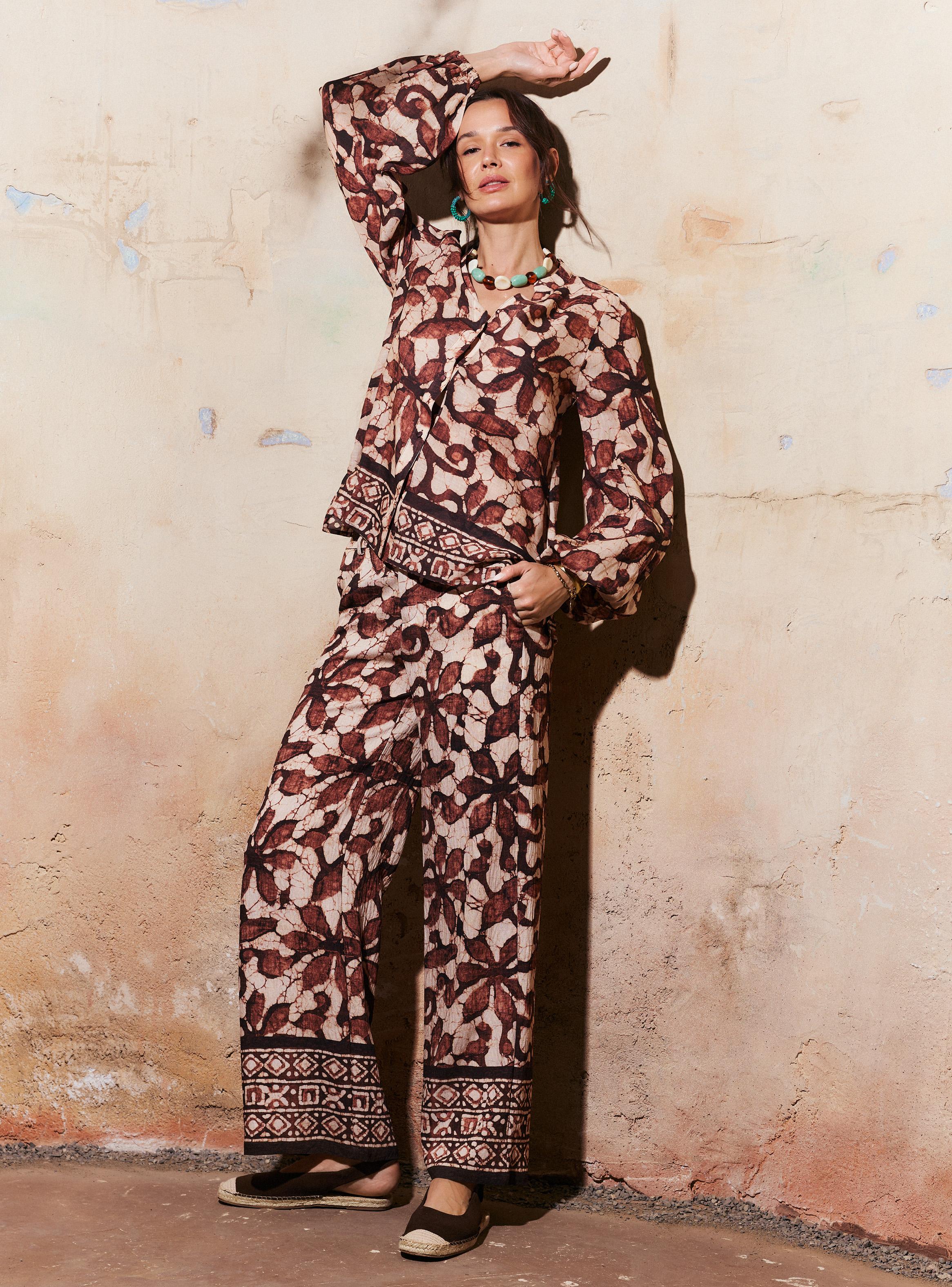Blusa Abotonada Full Maxi Print-4