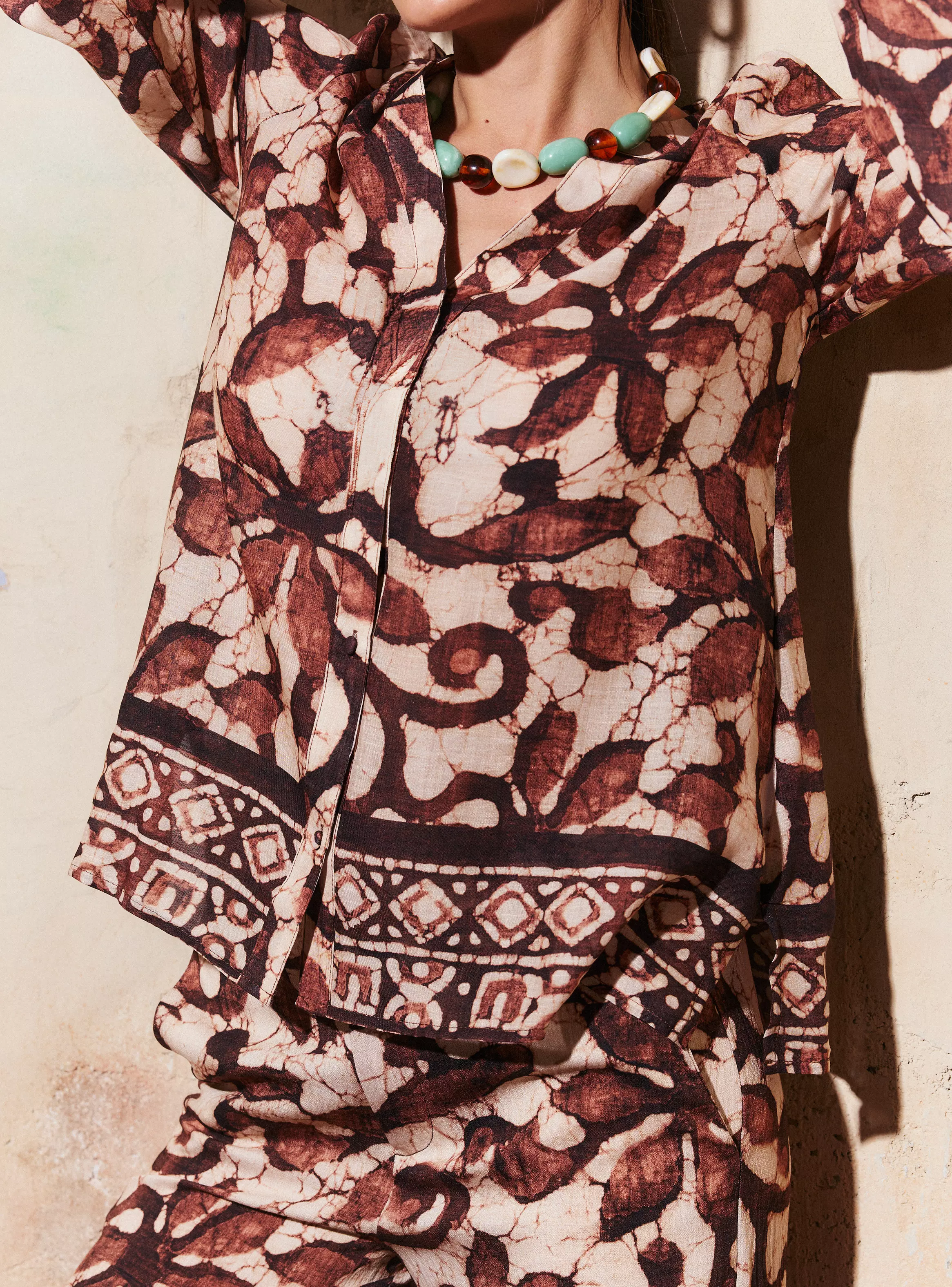 Blusa Abotonada Full Maxi Print-3