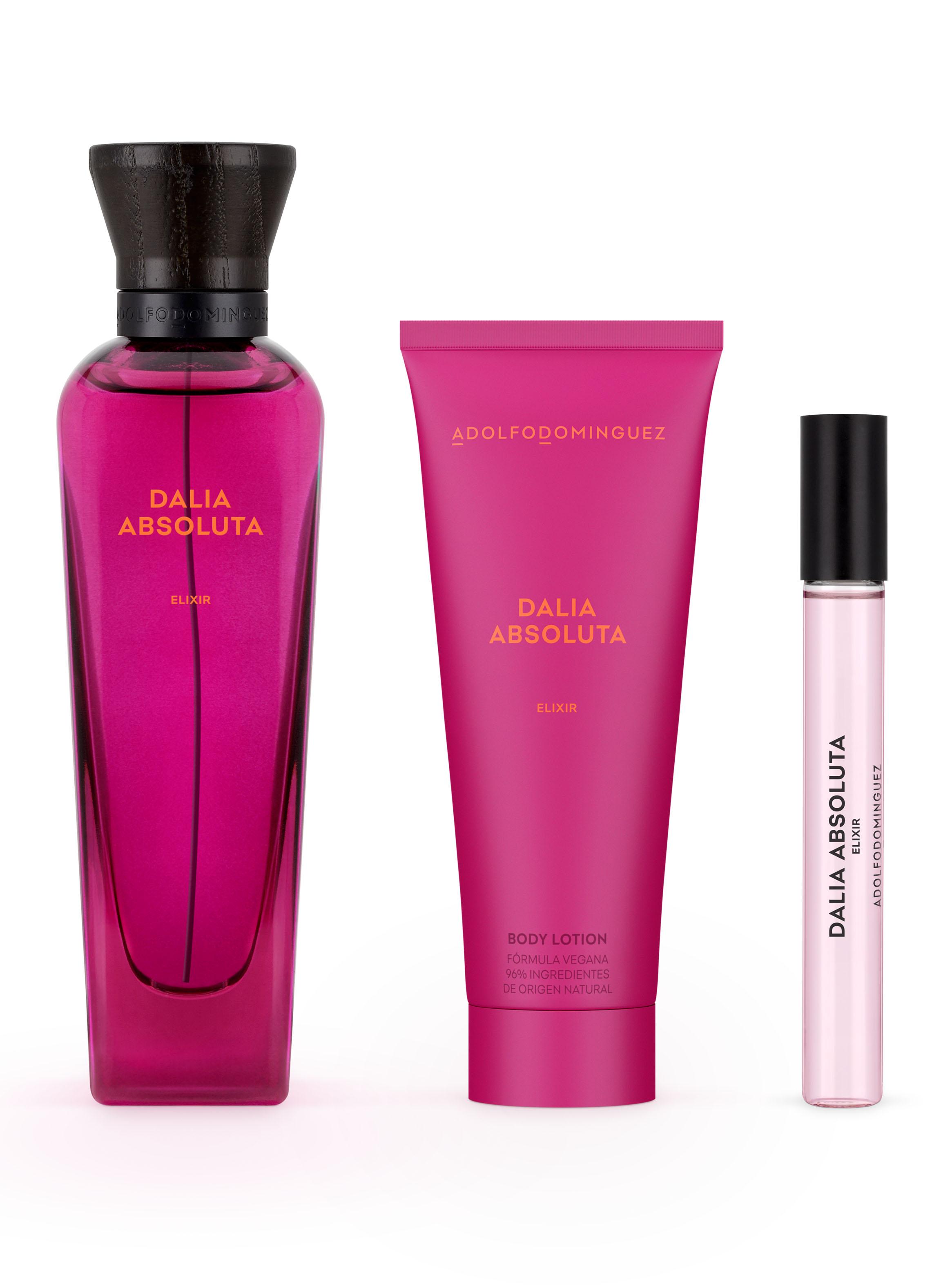 Set Perfume Dalia Absoluta Elixir Parfum Mujer 100 ml + 10 ml + Loción Corporal 75 ml-1