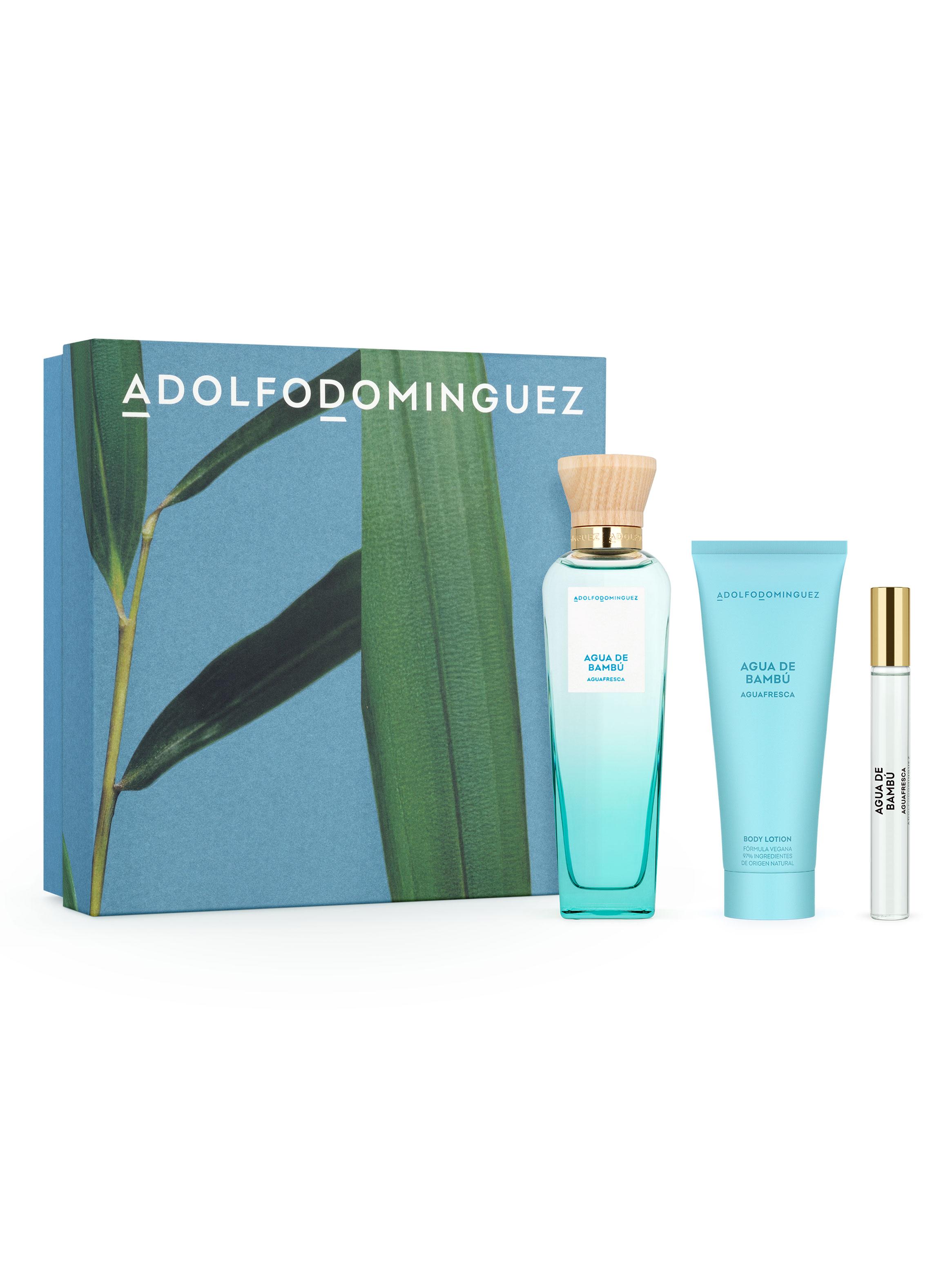 Set Perfume Aguafresca Bambú EDT Mujer 120 ml + Loción Corporal 75 ml + EDT 10 ml-1