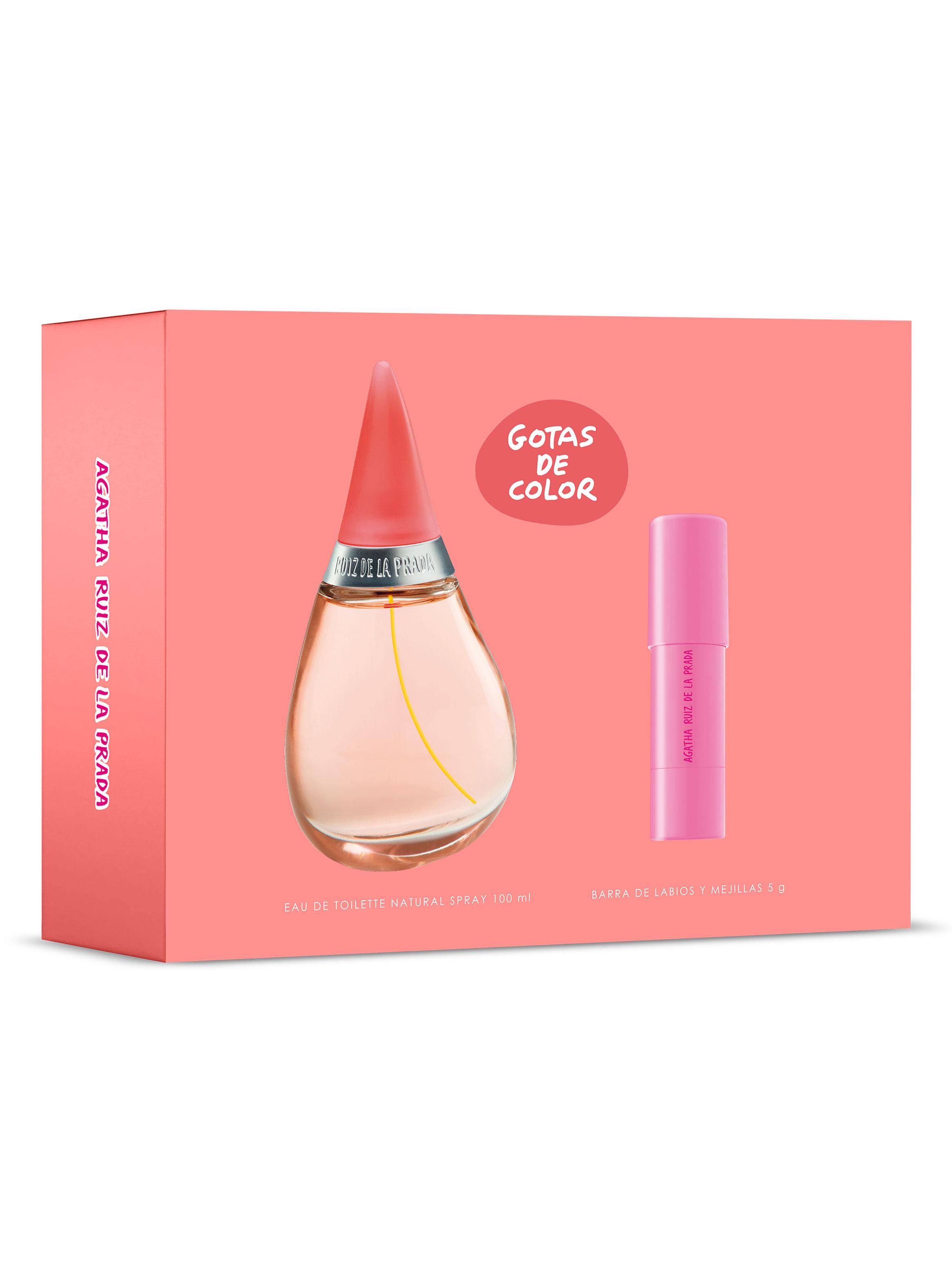 Set Perfume Gotas de Color EDT Mujer 100 ml + De beso en beso EDT 10 ml-2