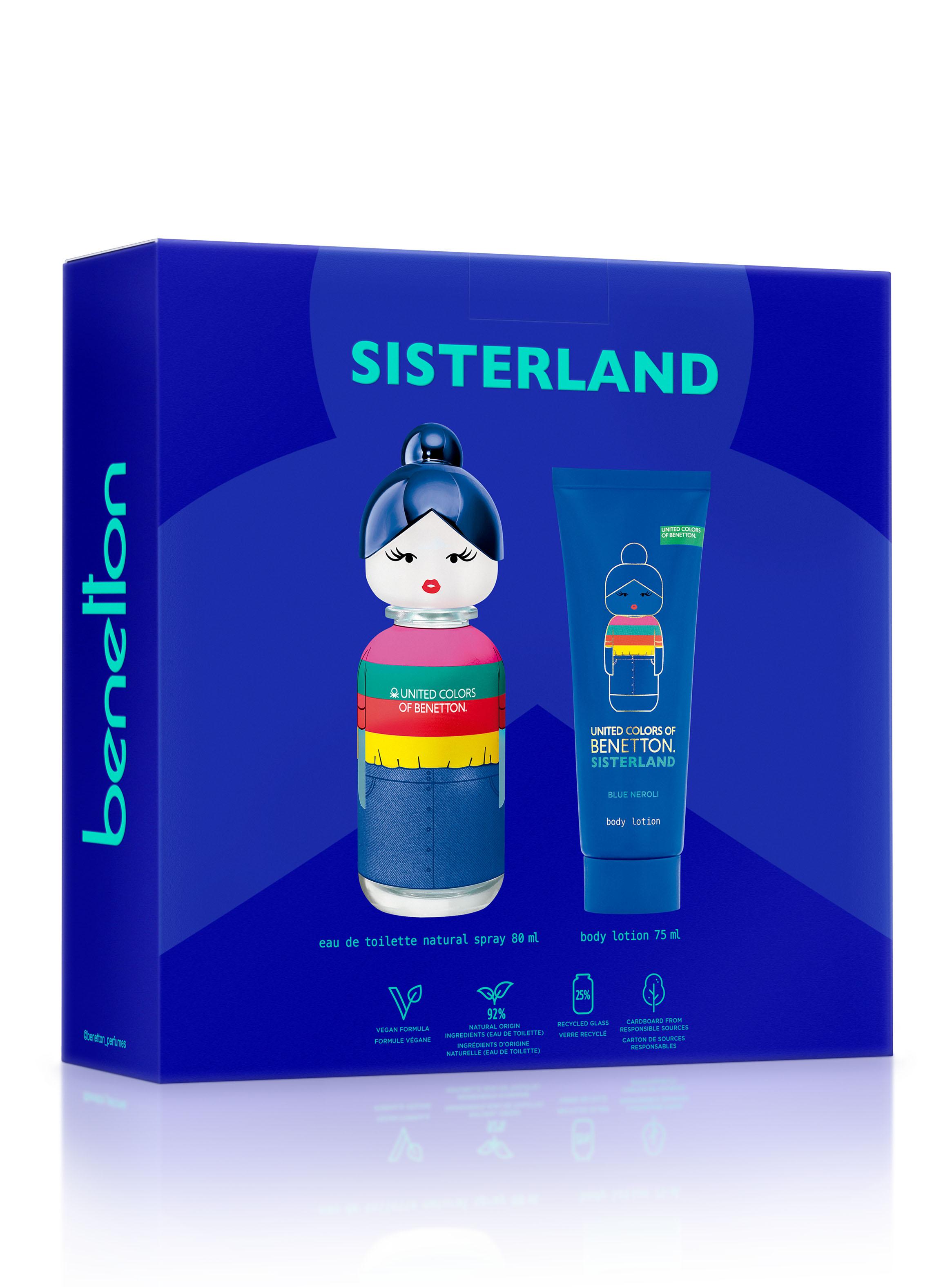 Set Perfume United Colors Sisterland Blue Neroli EDT Mujer 80 ml + Loción Corporal 75 ml-2