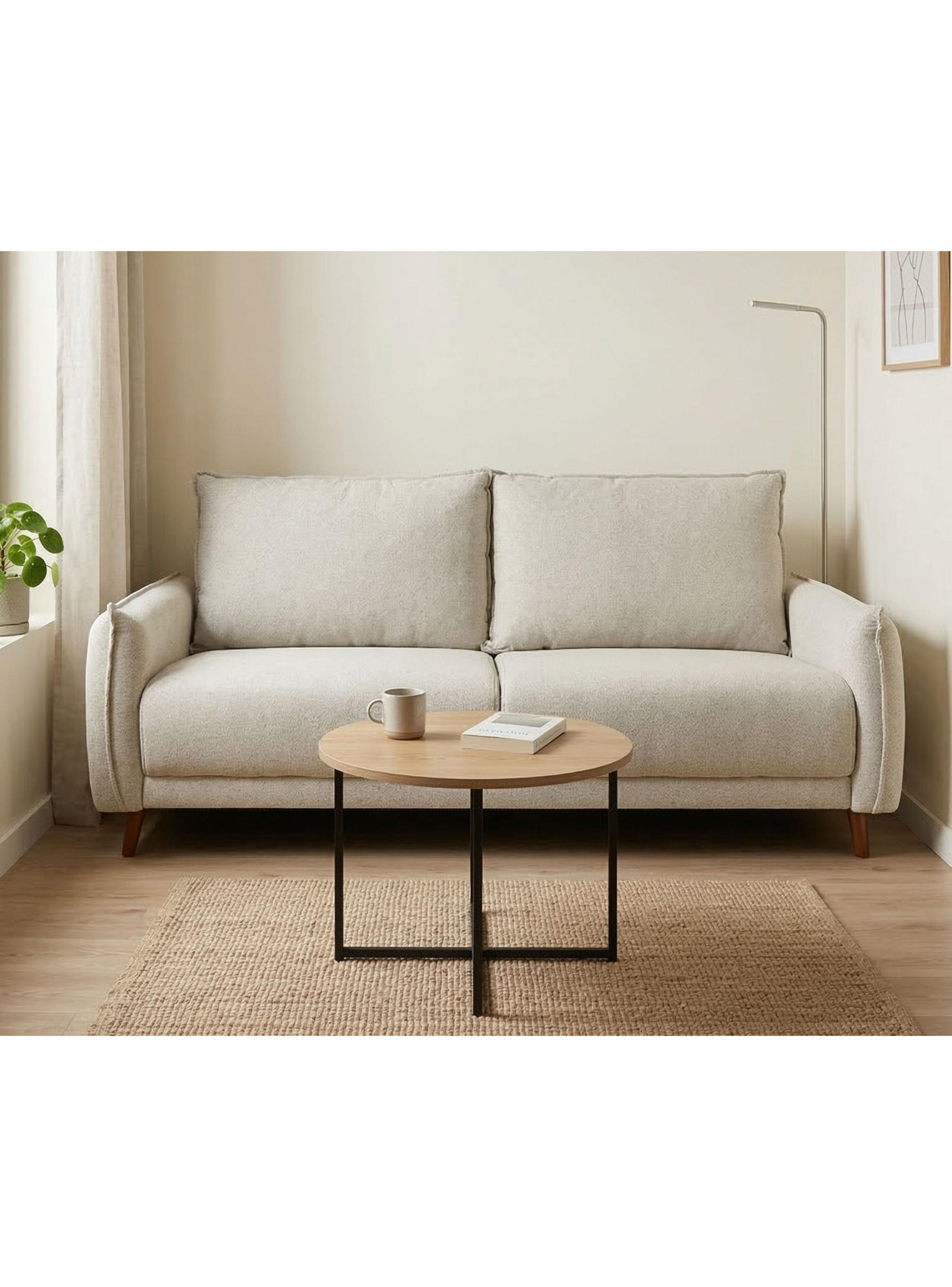 Sofá 3 Cuerpos Charlotte Lino Beige-3