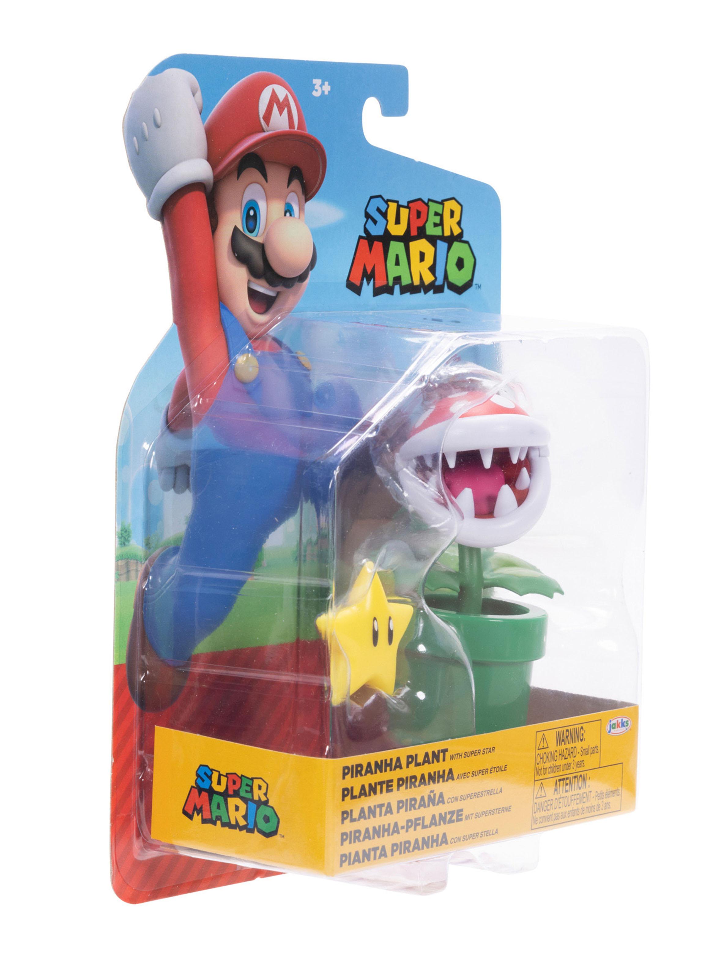 Figura de Acción Planta Piraña Super Mario 10 cm-2