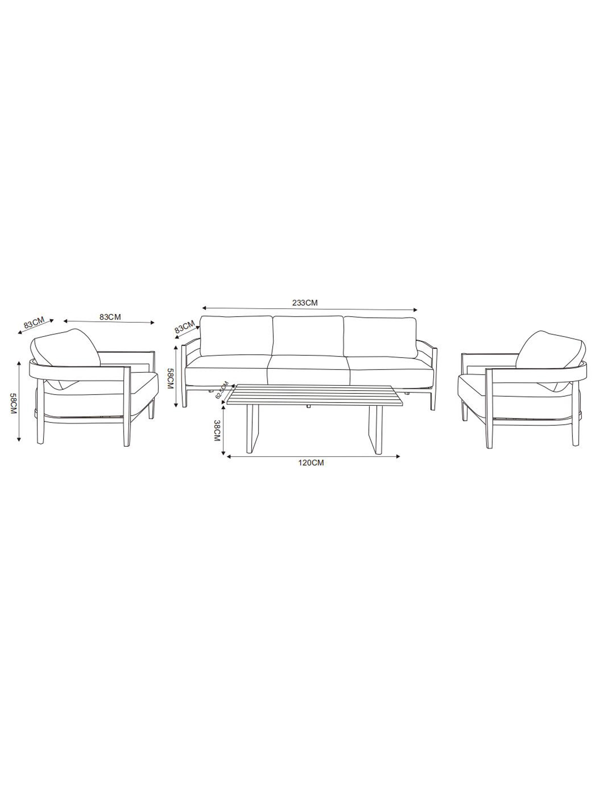 Juego de Living Walnut-5