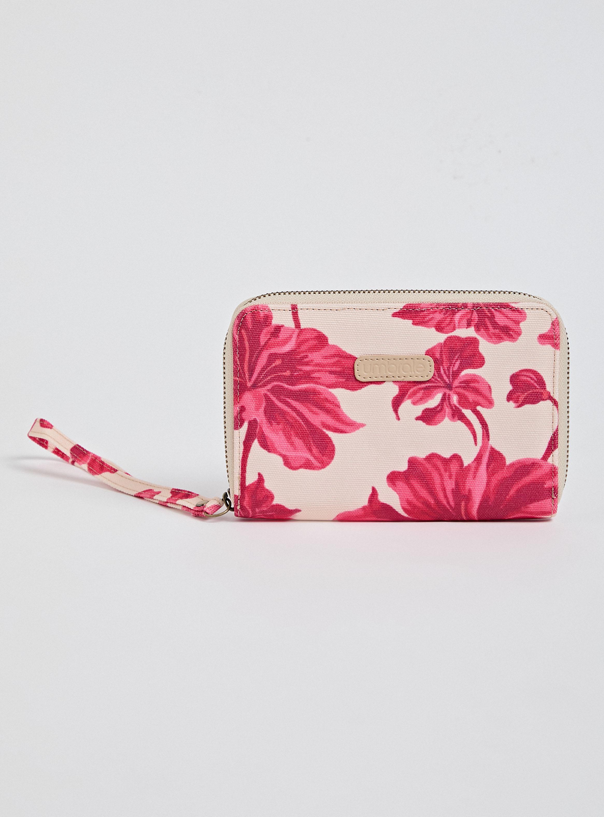 Billetera con Diseño Estampado Flores-2