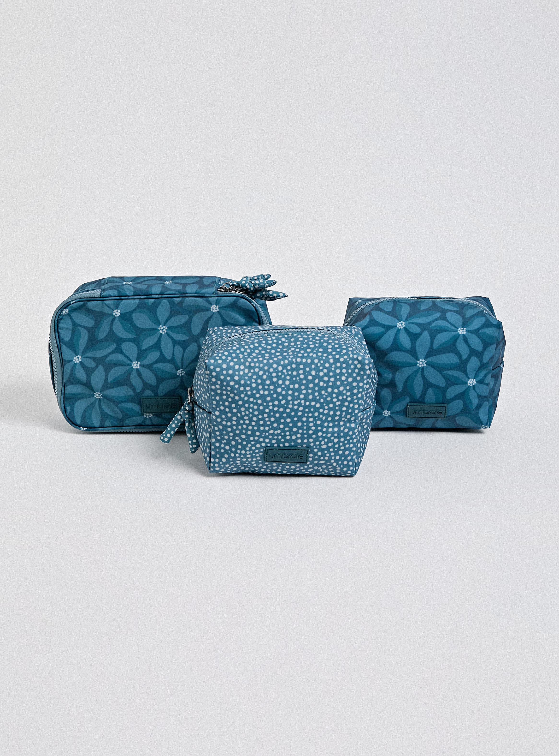 Cosmetiquero Pack de 3 Estampado a Tono-0