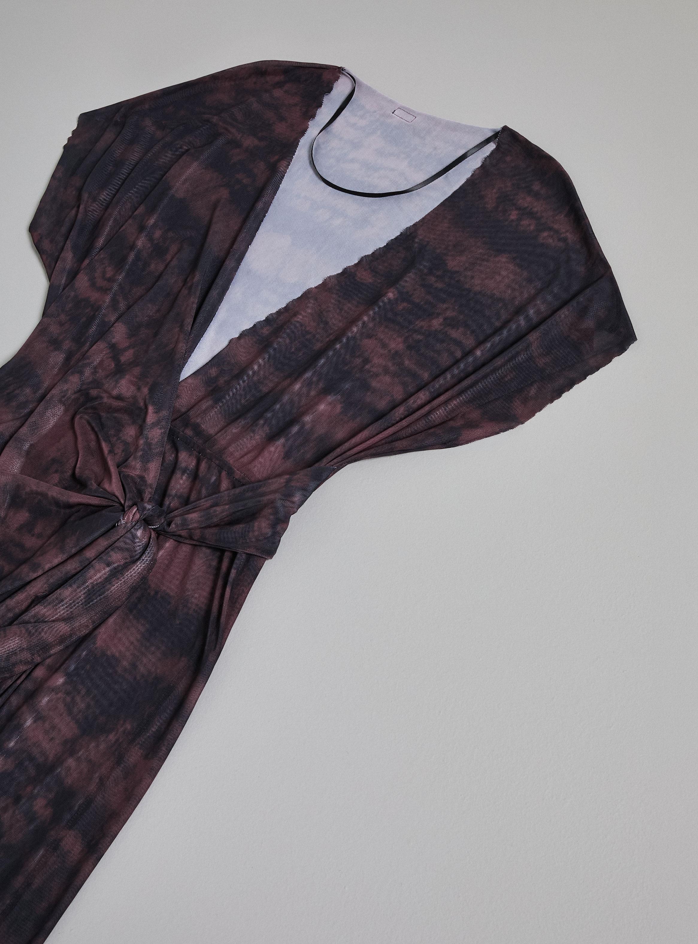 Vestido Salida de Baño Elasticada Estampada-3