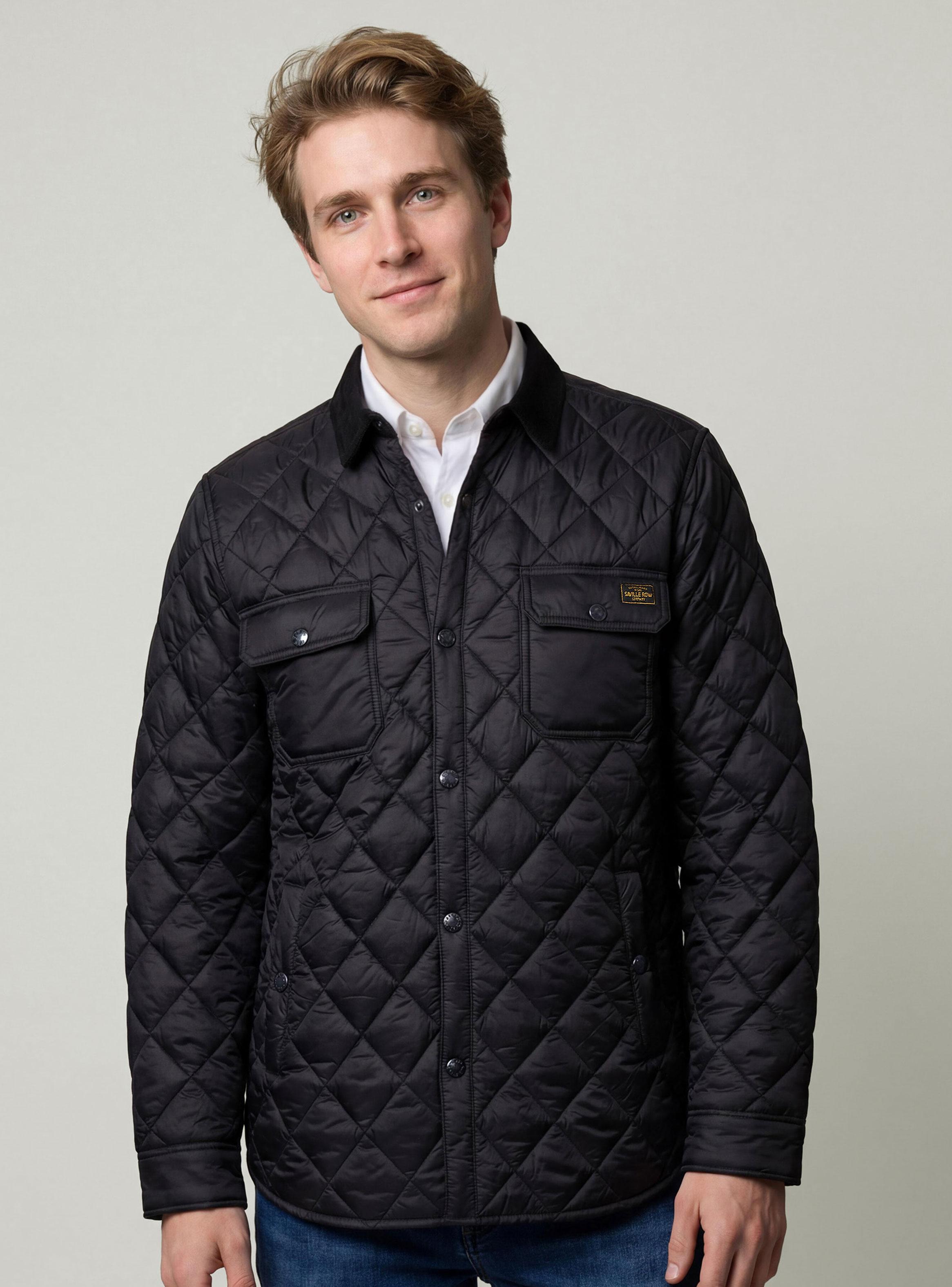 Chaqueta Lisa Clásica Manga Larga-0