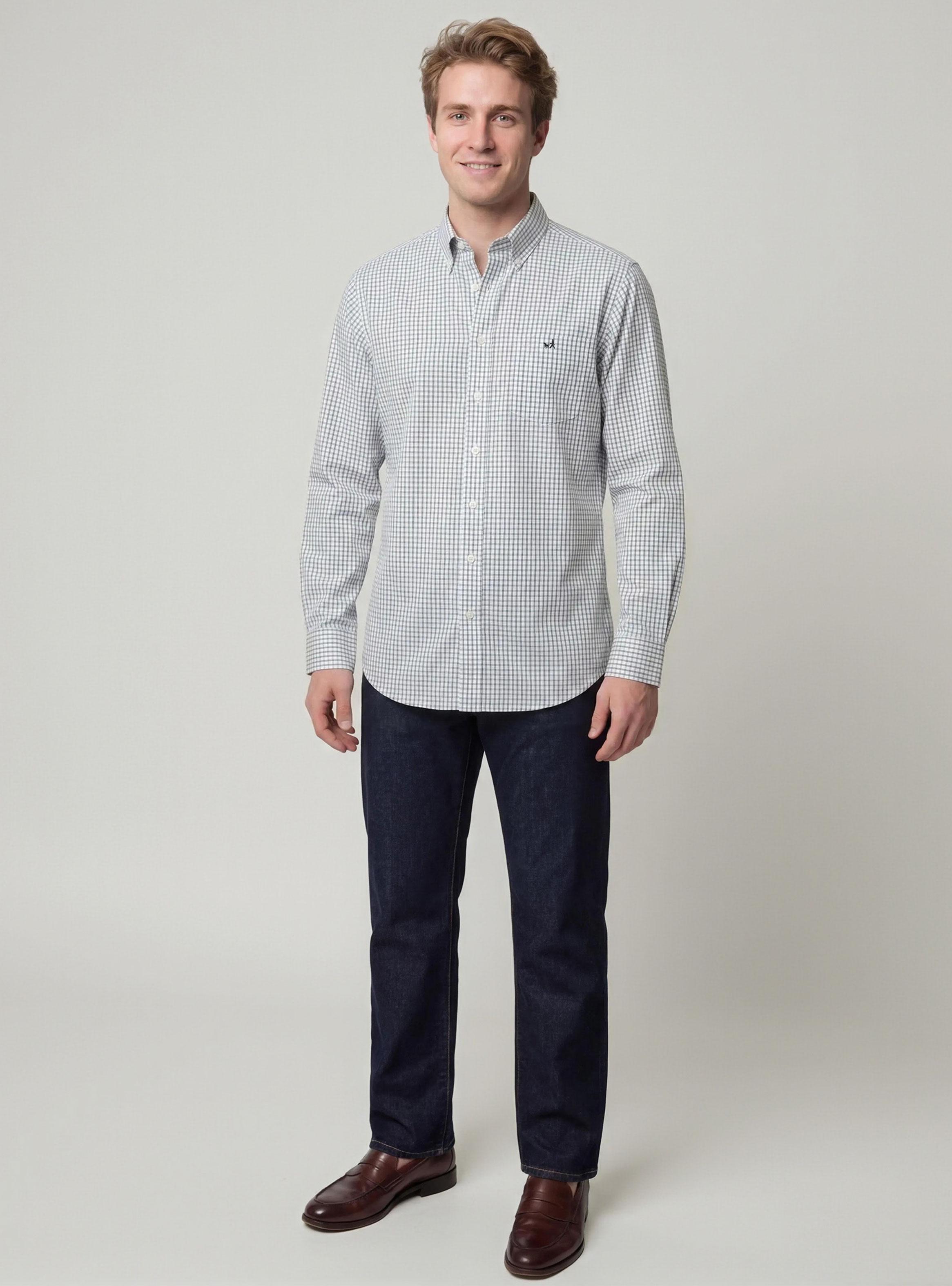 Camisa de Vestir Non Iron Manga larga Unicolor-3