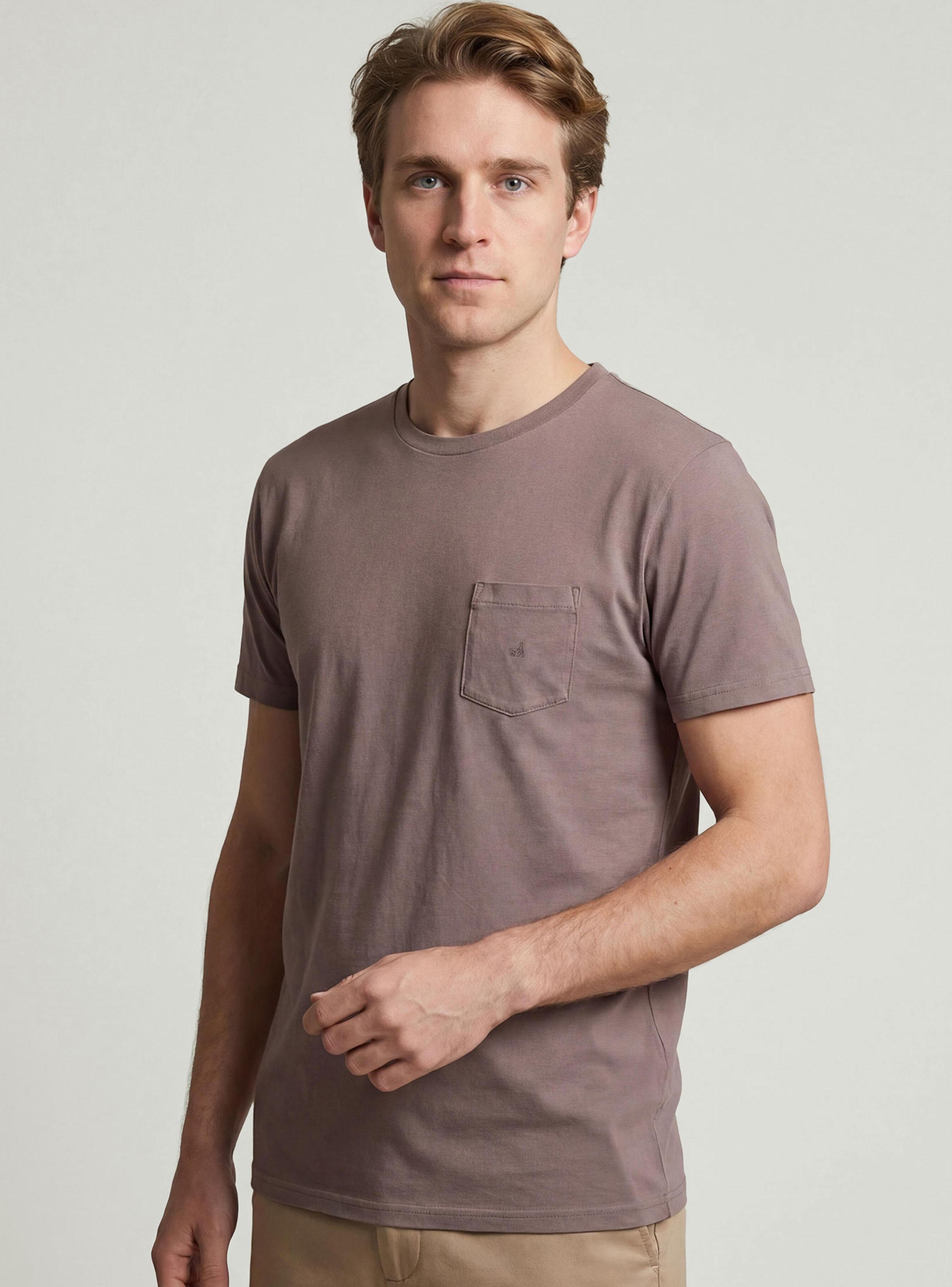 Polera Básica Cuello Redondo con Bolsillo-0