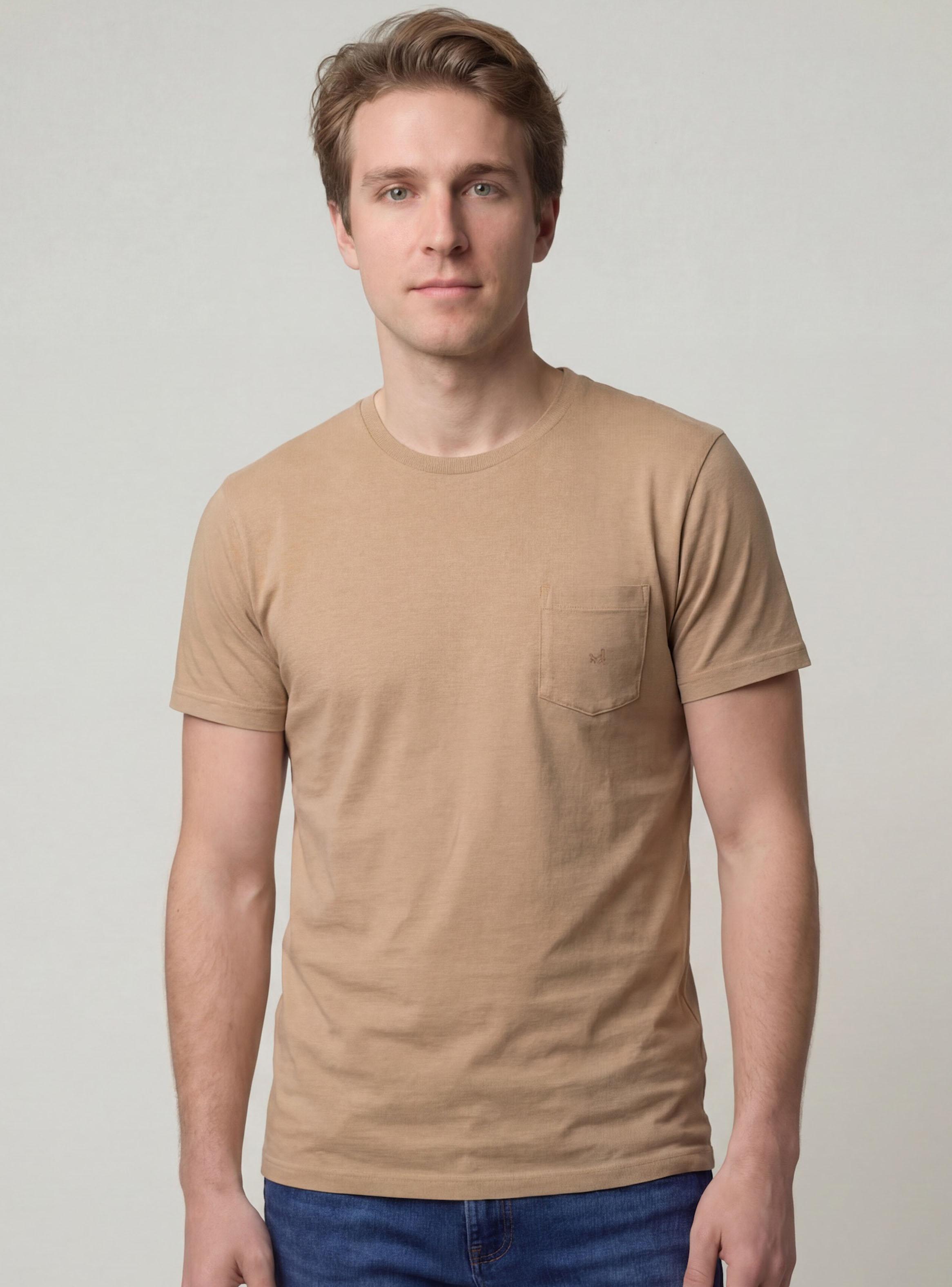 Polera Básica Cuello Redondo con Bolsillo-0