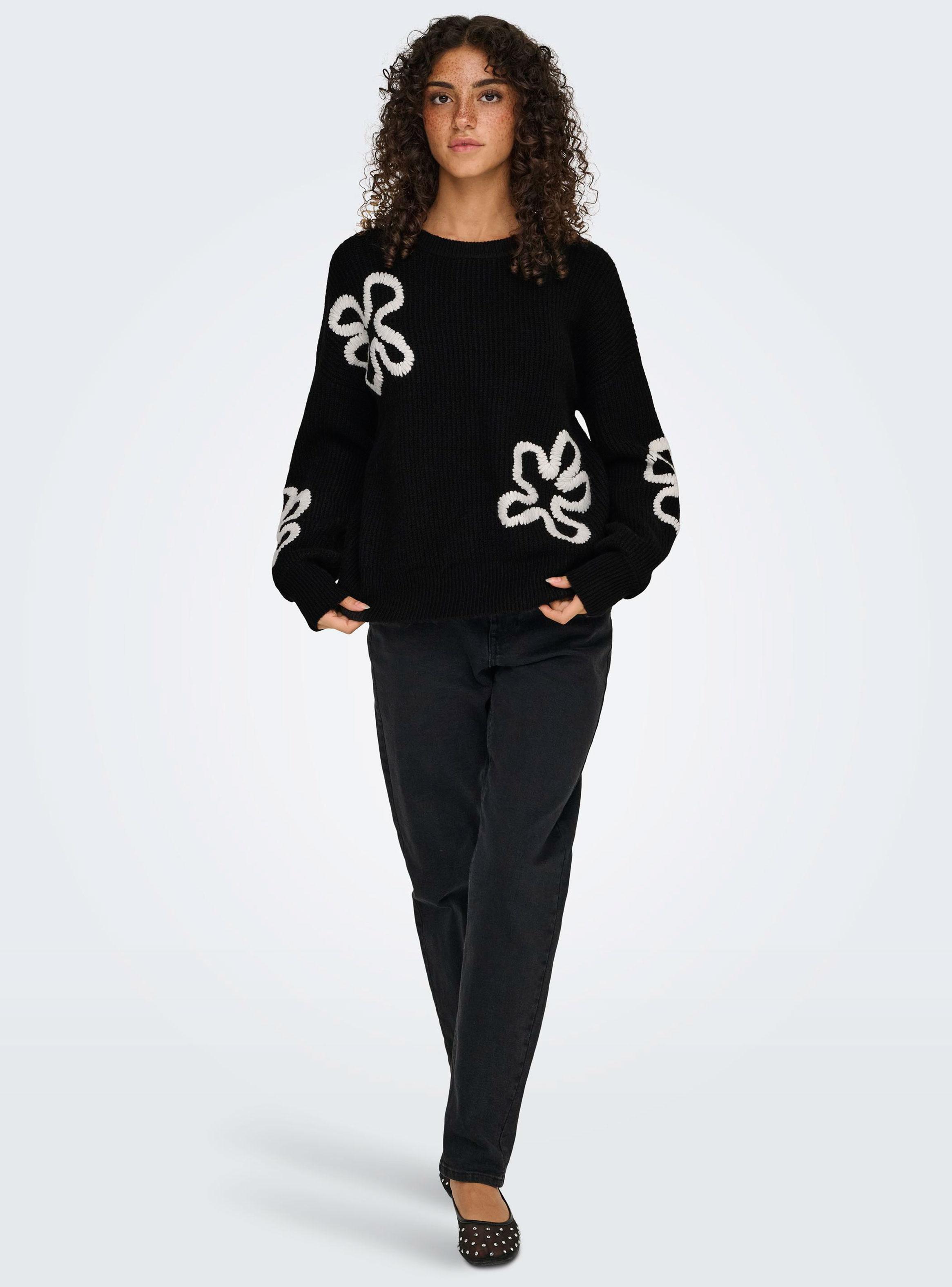 Sweater Daisy Life Knit Estampado-2