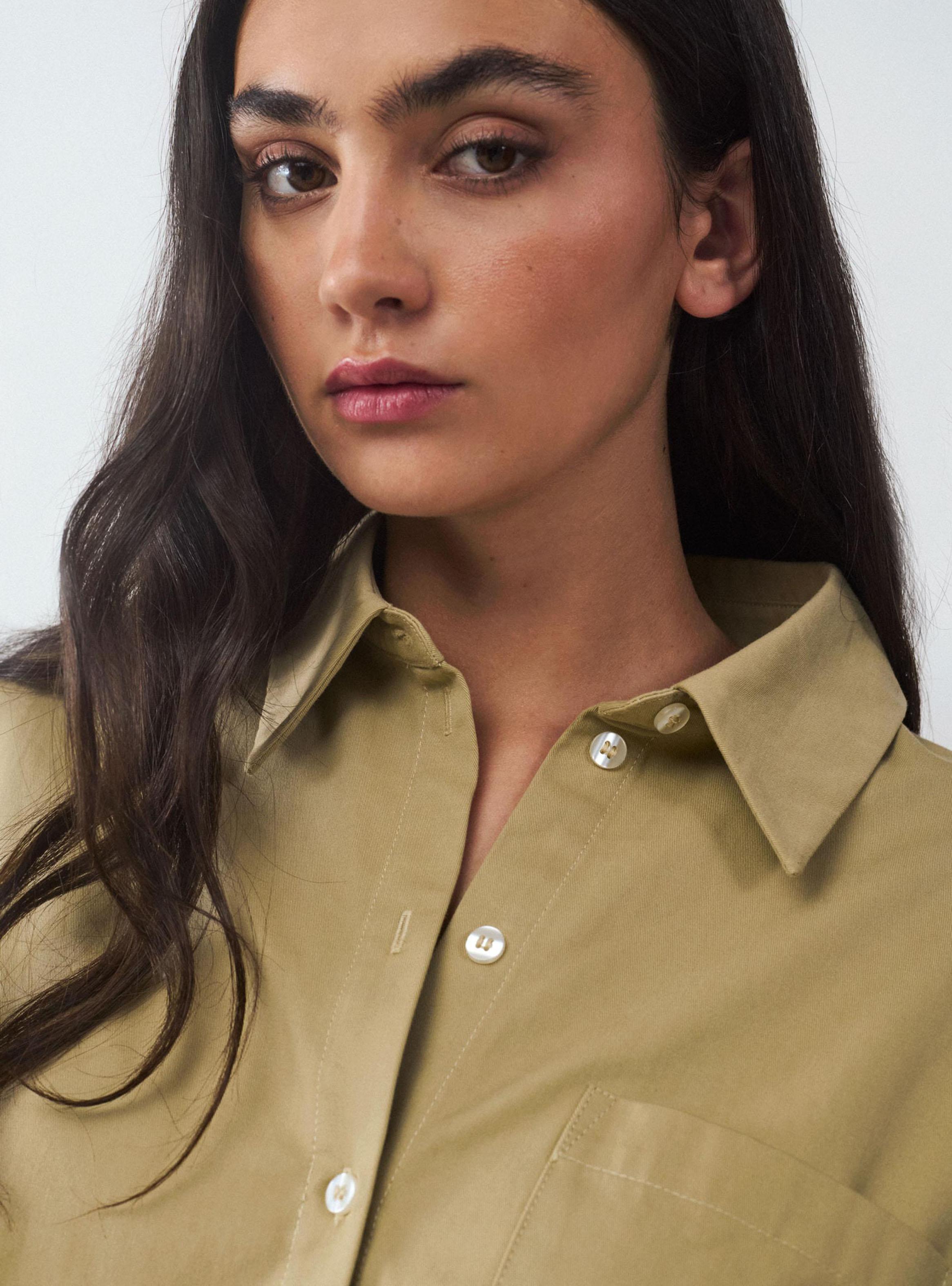 Vestido Camisa Algodón-2