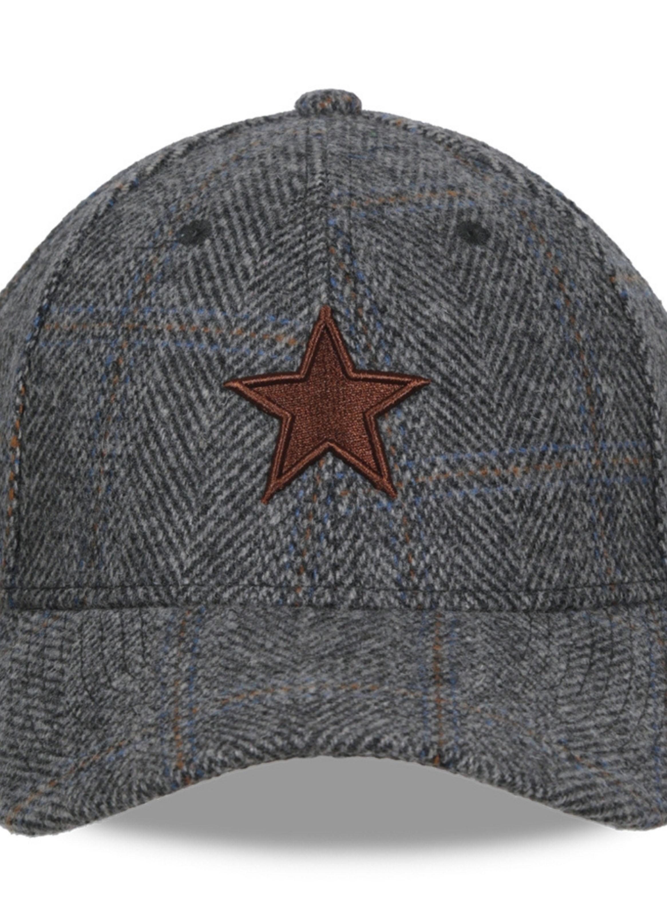 Jockey Gray Tweed Brown Star-1