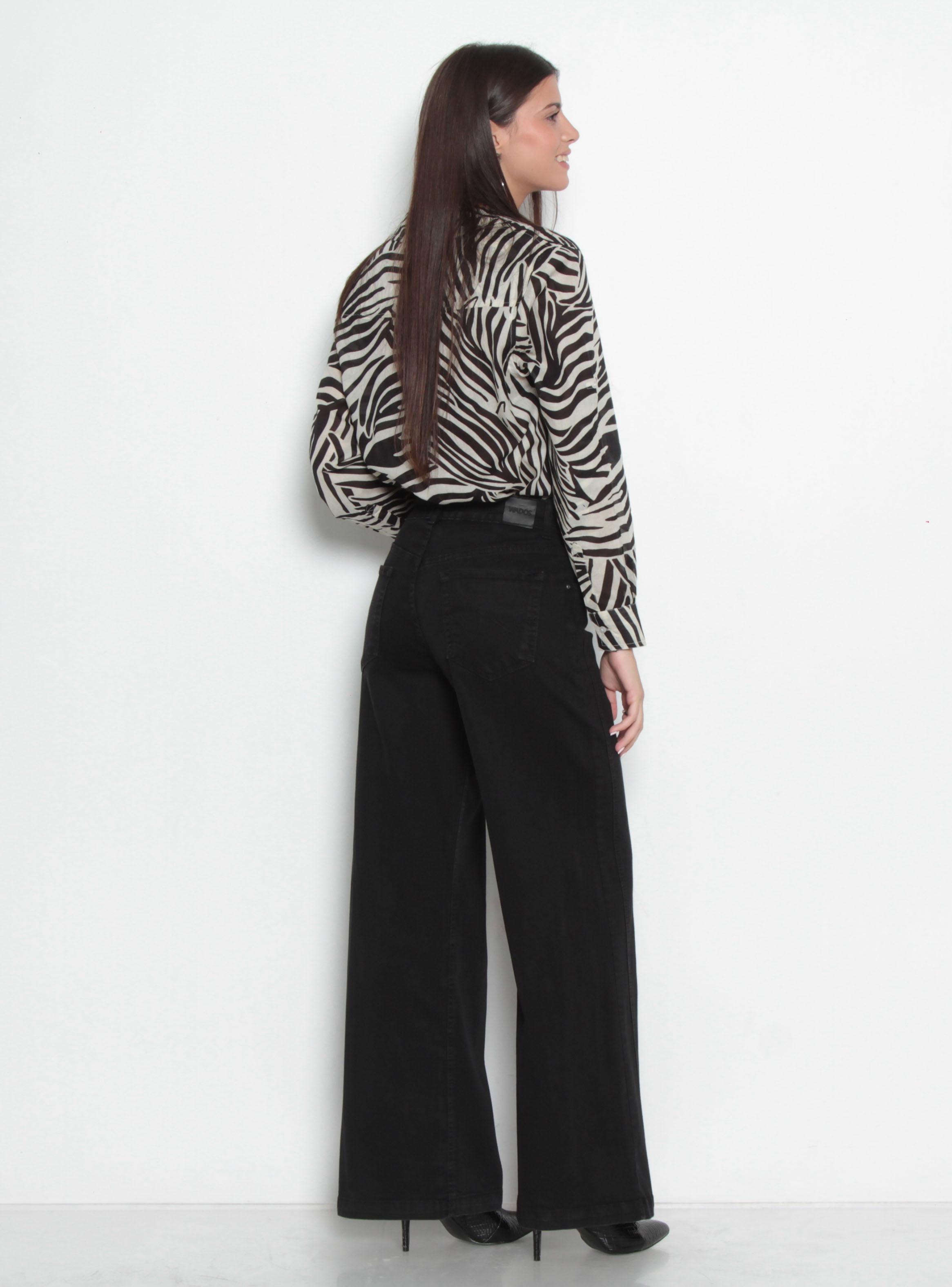 Jeans Pierna Wide Tiro Alto Pretina-4