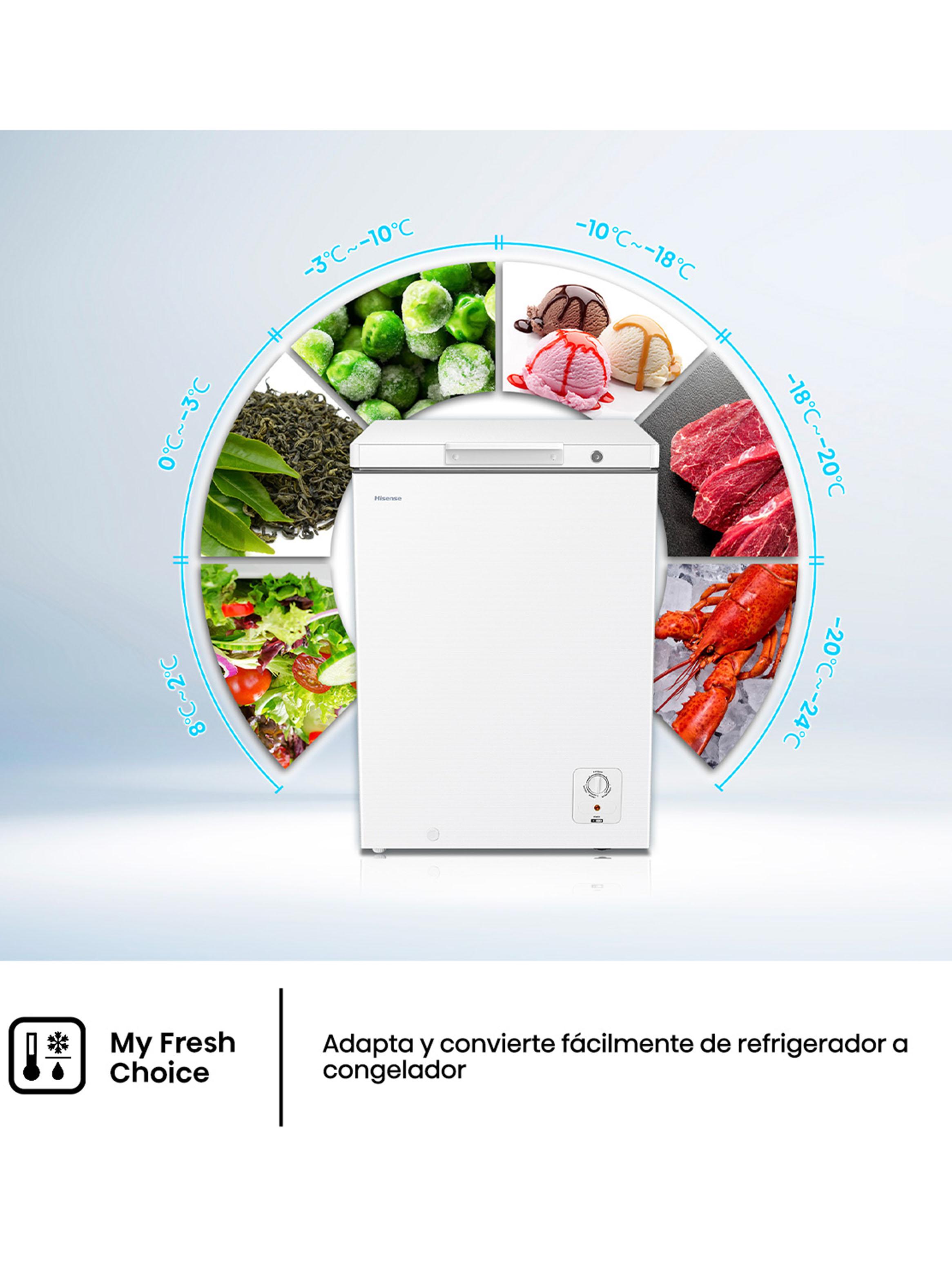 Freezer Horizontal Frío Directo 97 Litros FT100N1BWF-8