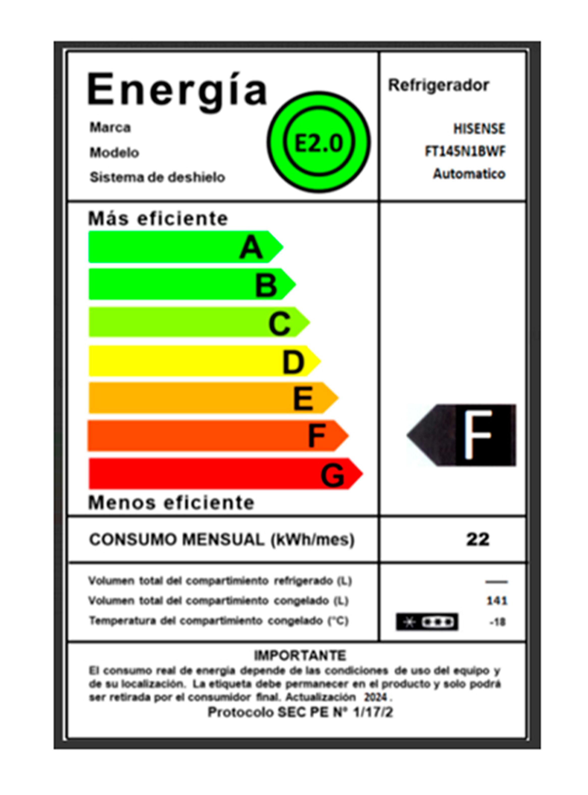 Freezer Horizontal Frío Directo 141 Litros FT145N1BWF-11