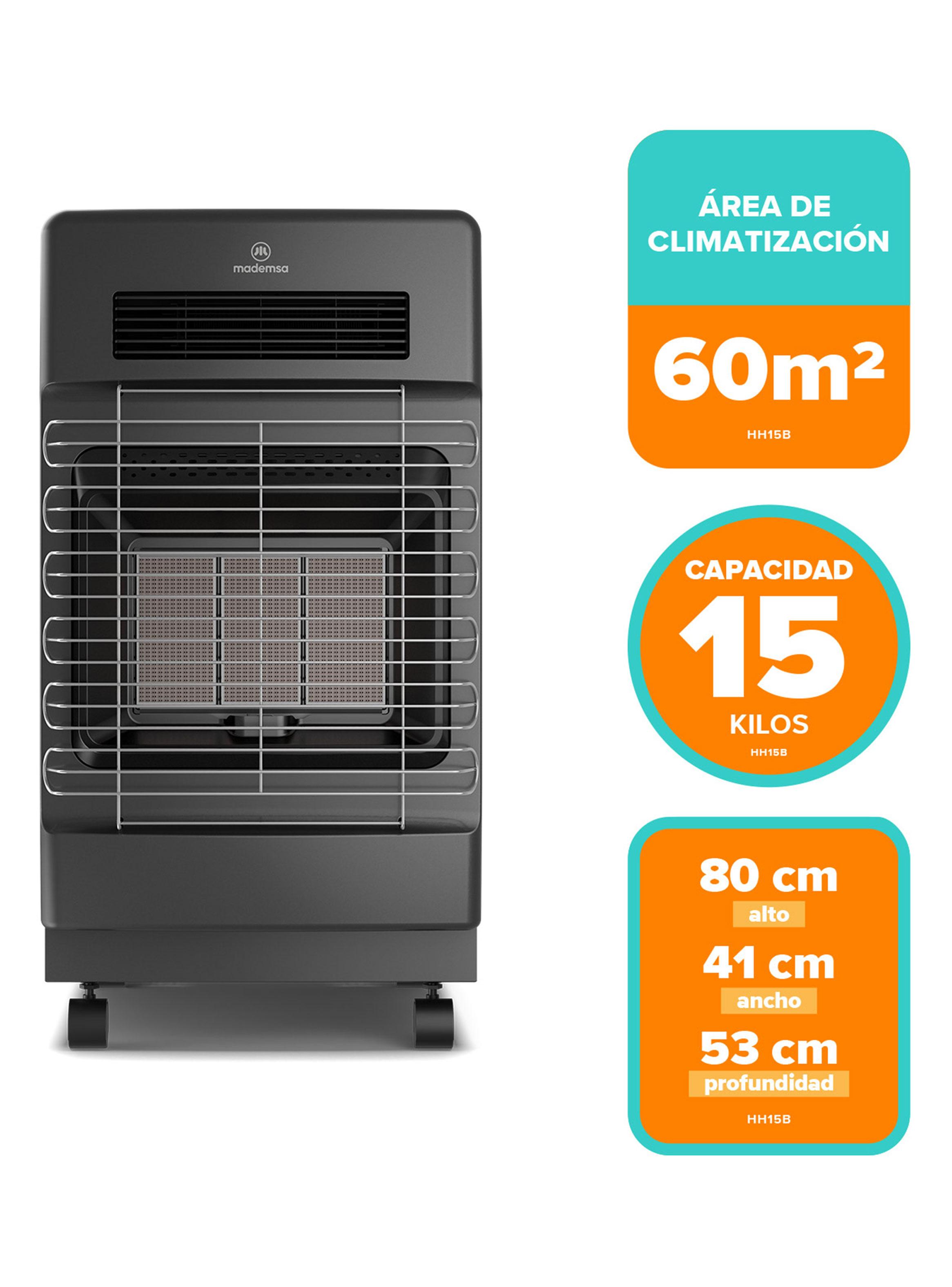 Estufa a Gas Híbrida HH15B Ónix-1
